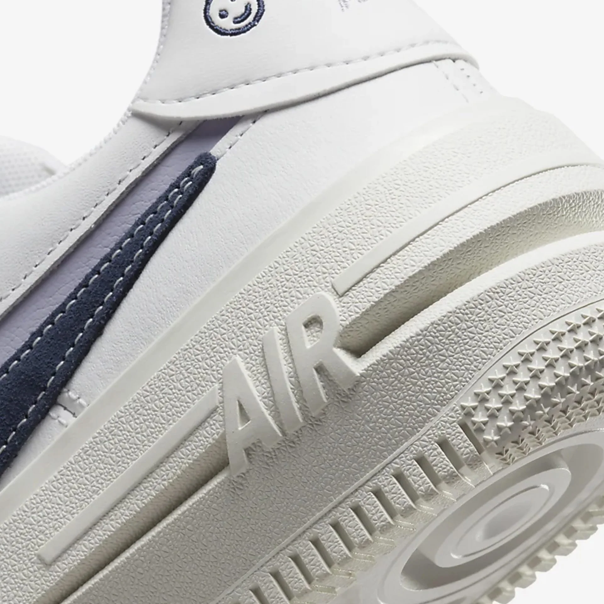 Nike | NIKE AIR FORCE 1 PLT.AF.ORM LV8 { MIDNIGHT NAVY-OXYGEN PURPLE - Image 5