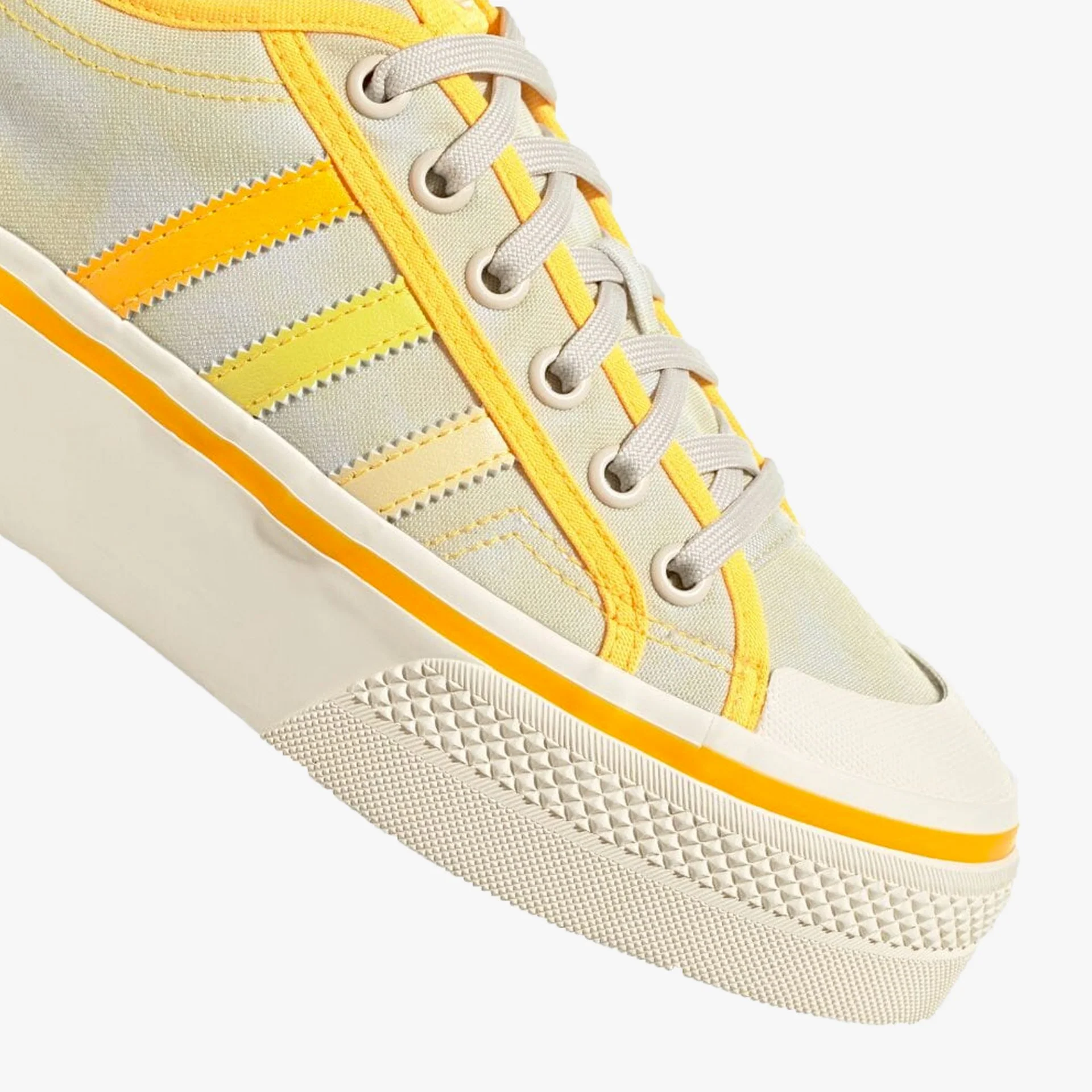 Adidas Originals | NIZZA PLATFORM { ALMOST YELLOW / ORANGE TINT - Image 5