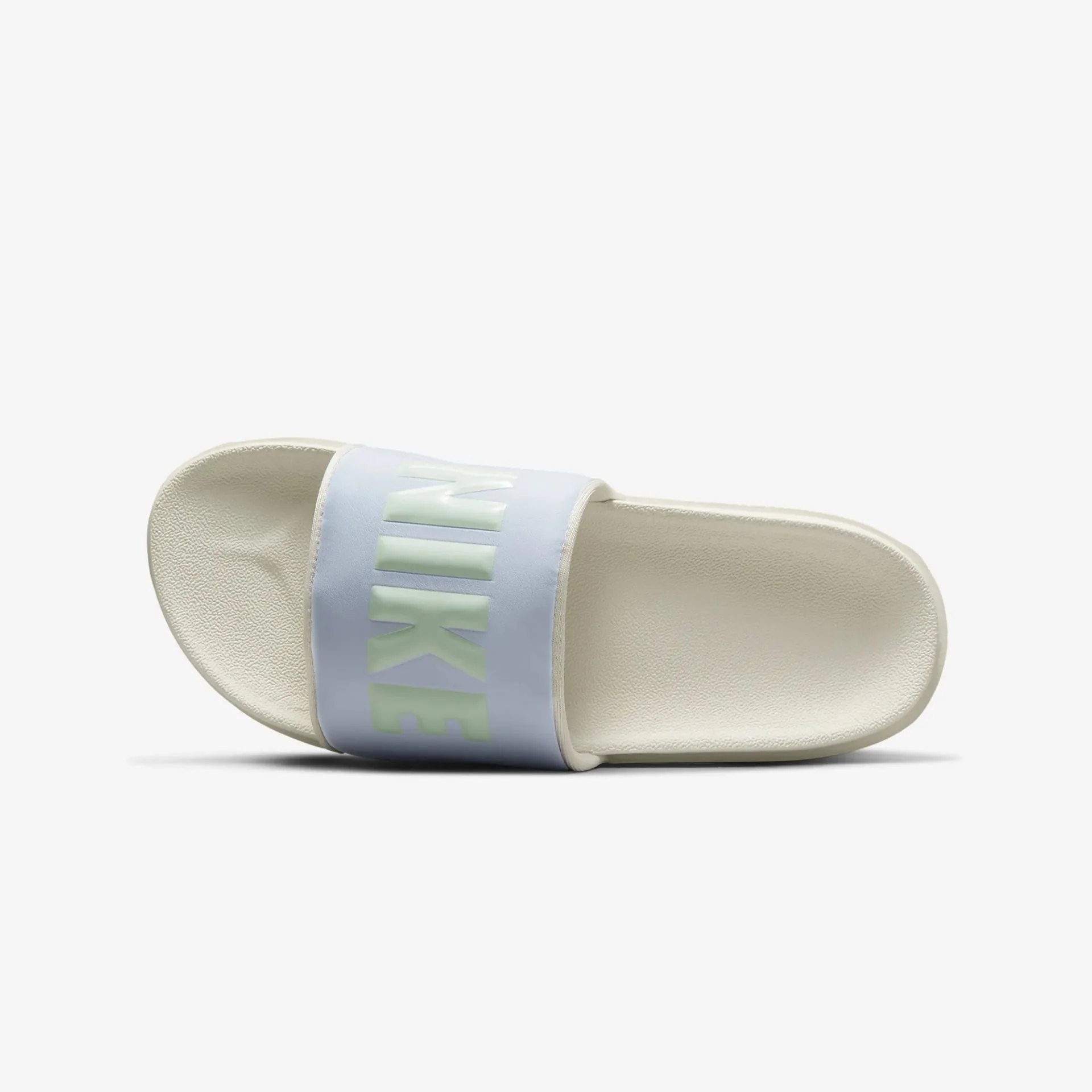 Nike | OFFCOURT SLIDES  { PHANTOM/BARELY GREEN - Image 3