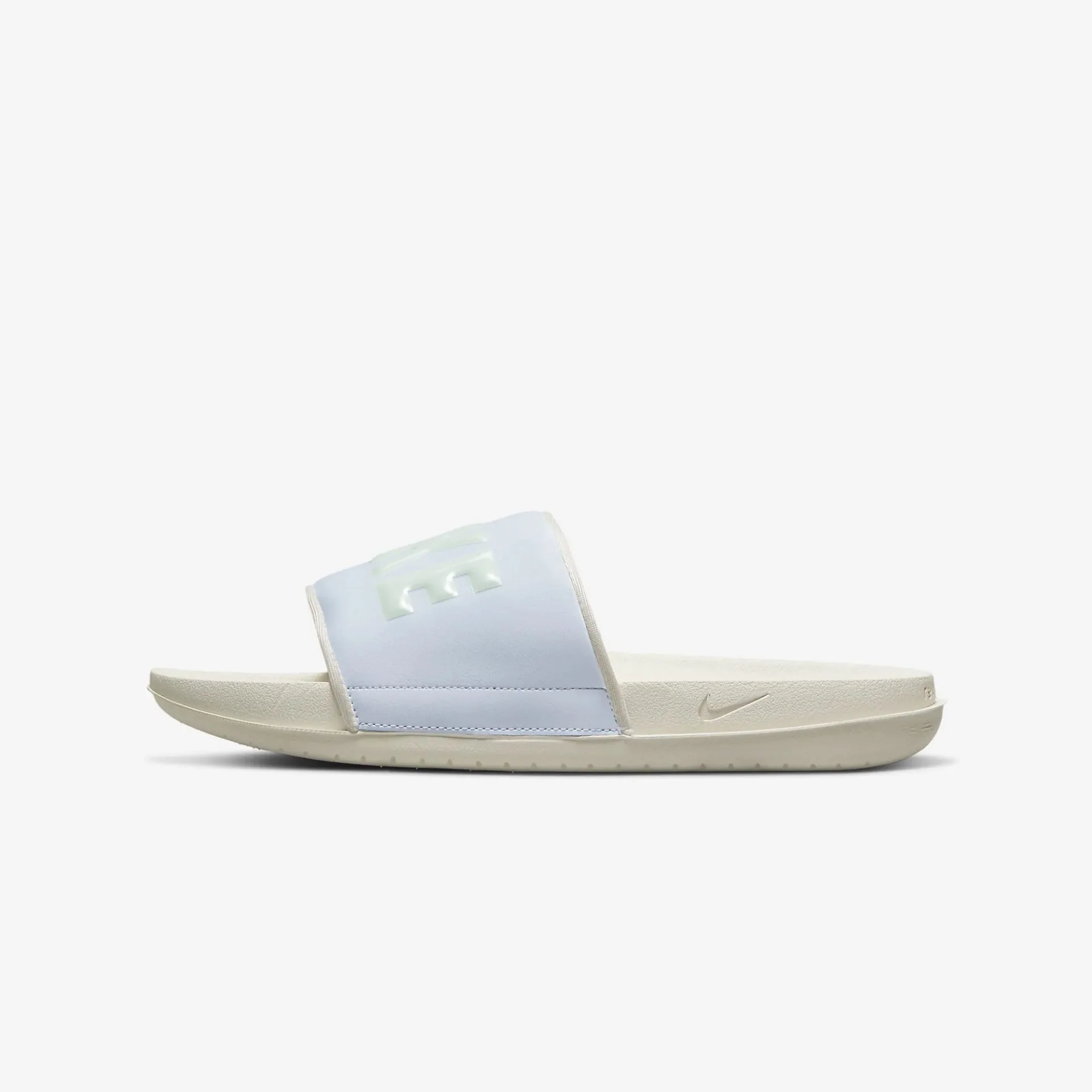 Nike | OFFCOURT SLIDES  { PHANTOM/BARELY GREEN - Image 4