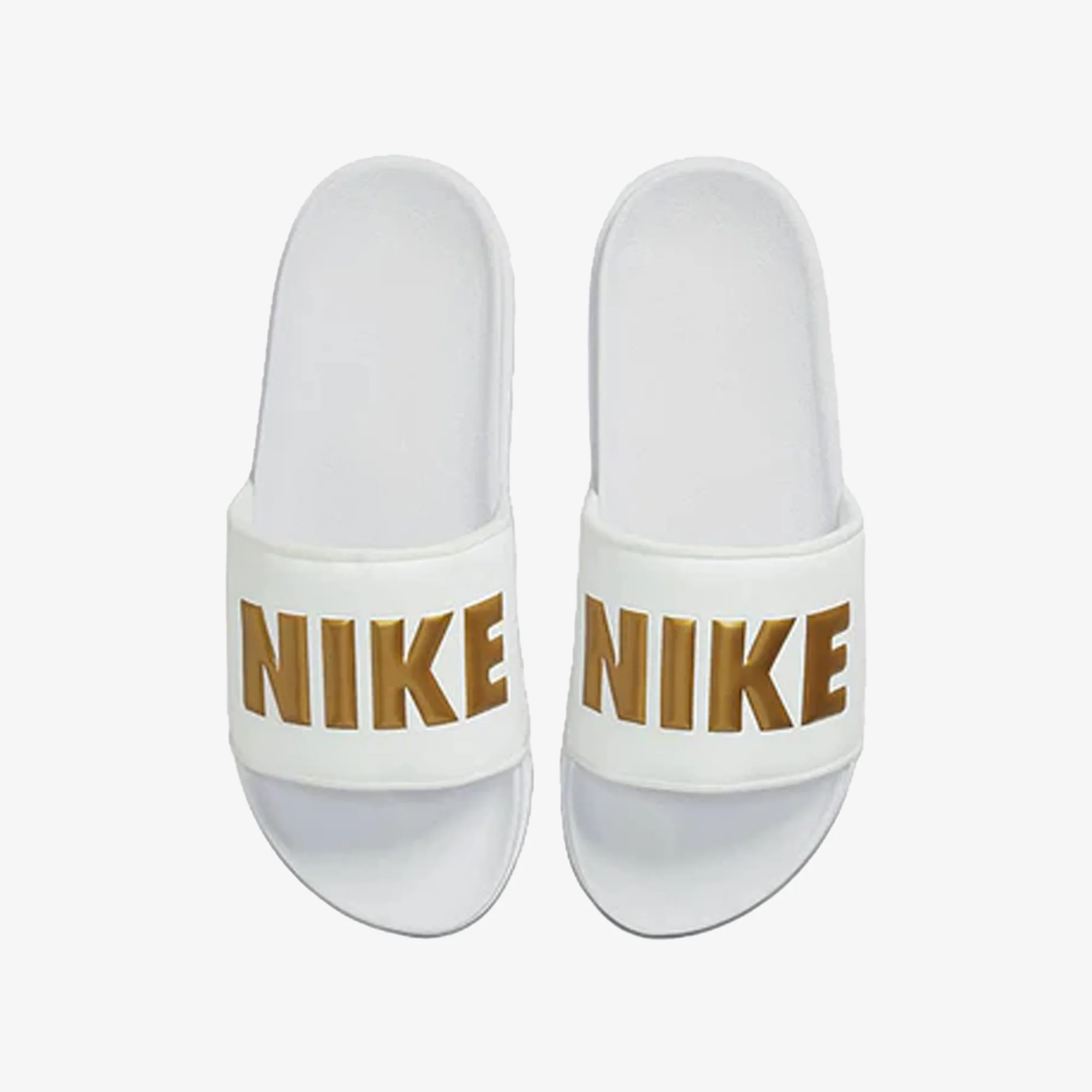 Nike | OFFCOURT { WHITE/METALLIC GOLD-WHITE - Image 2