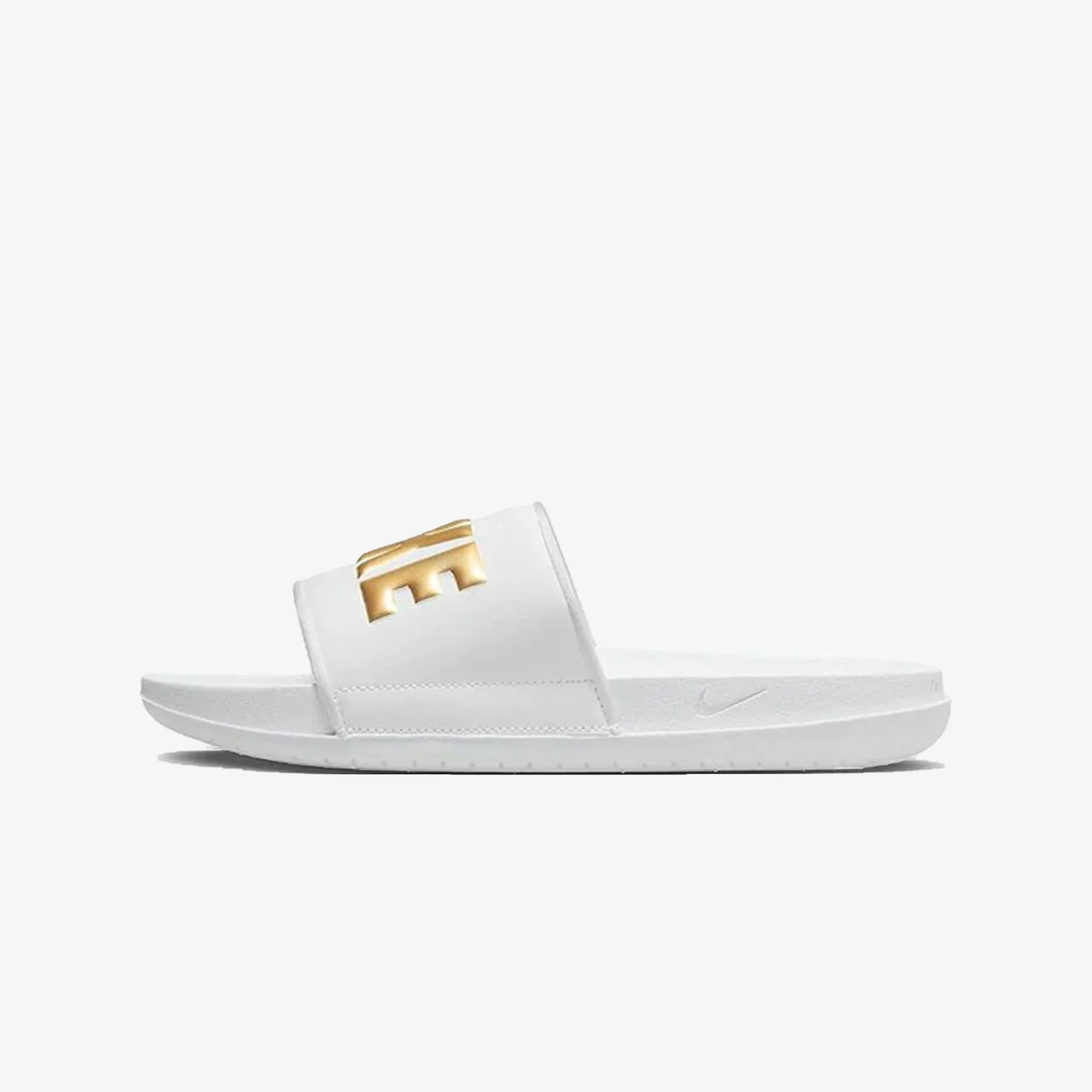 Nike | OFFCOURT { WHITE/METALLIC GOLD-WHITE - Image 3