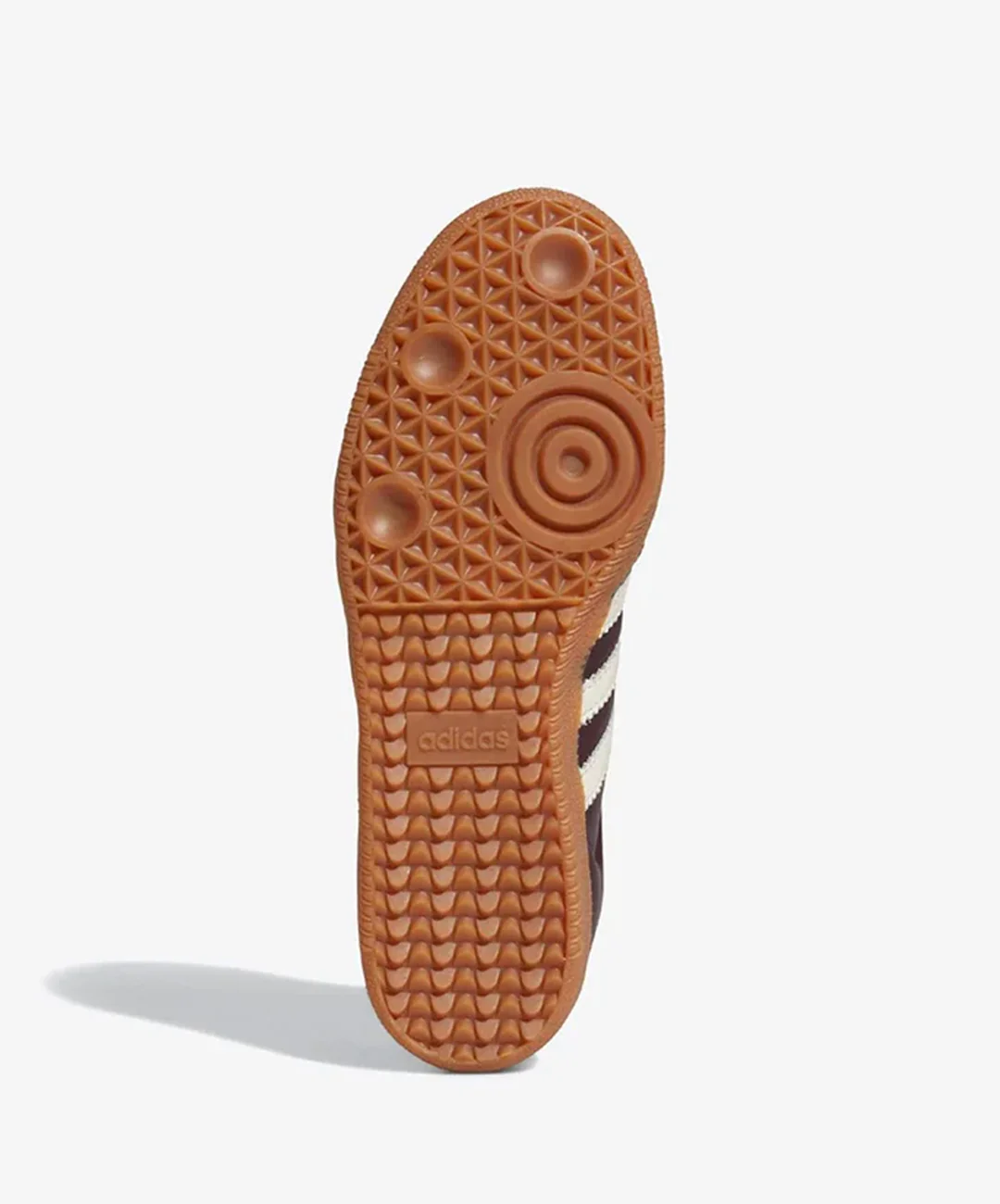Adidas Originals | SAMBA OG { MARRON/CREAM WHITE/GOLD METALLIC - Image 5