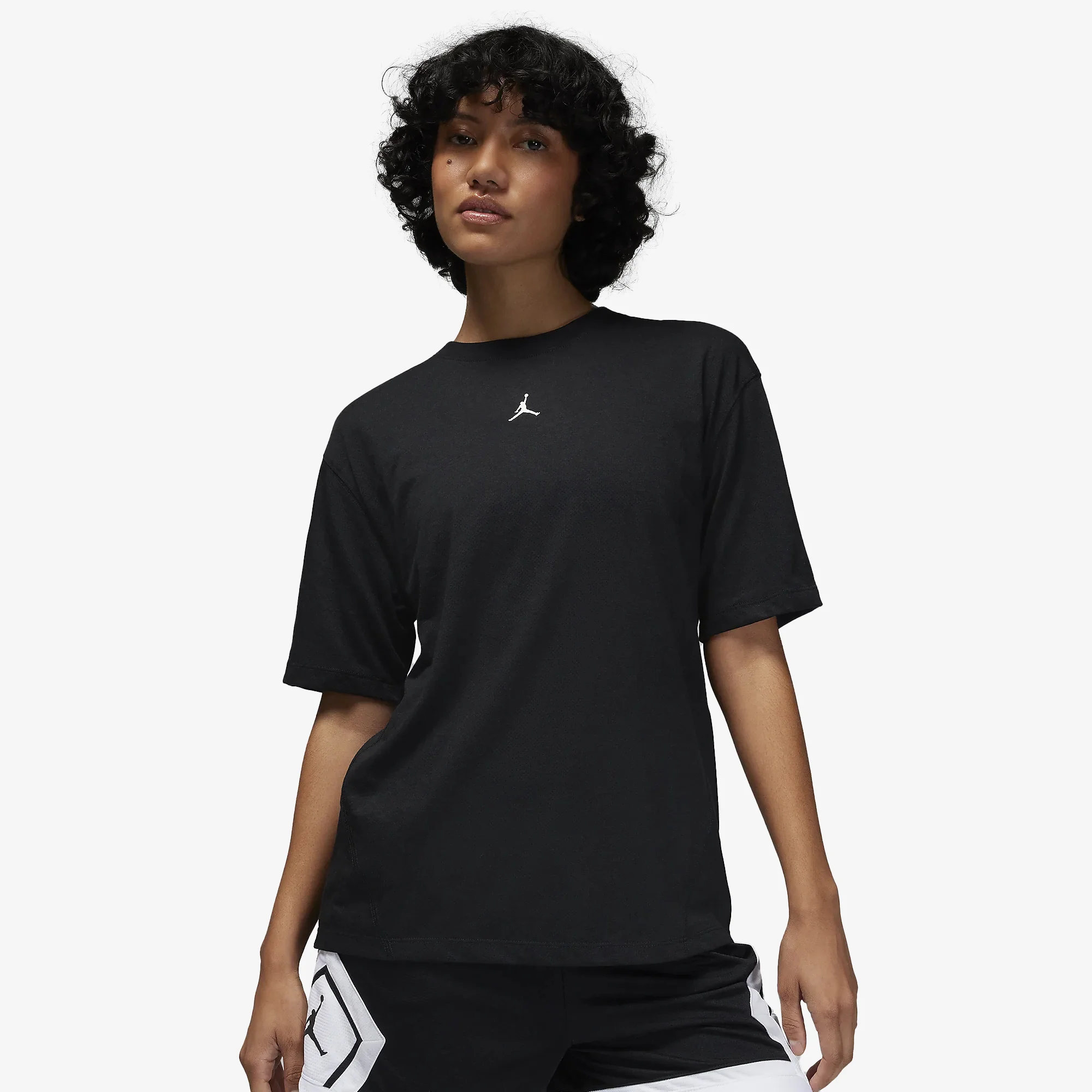 Jordan | SPORT DIAMOND SHORT-SLEEVE TOP { BLACK