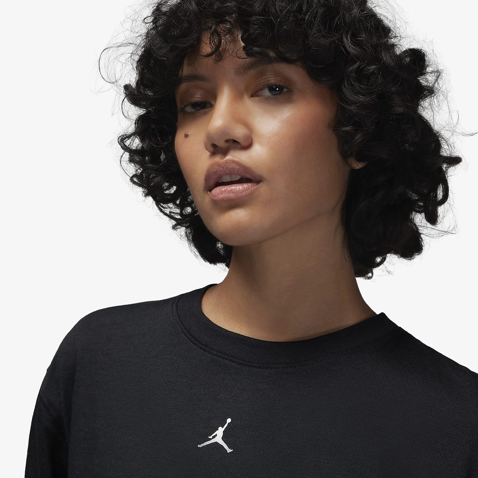 Jordan | SPORT DIAMOND SHORT-SLEEVE TOP { BLACK - Image 3