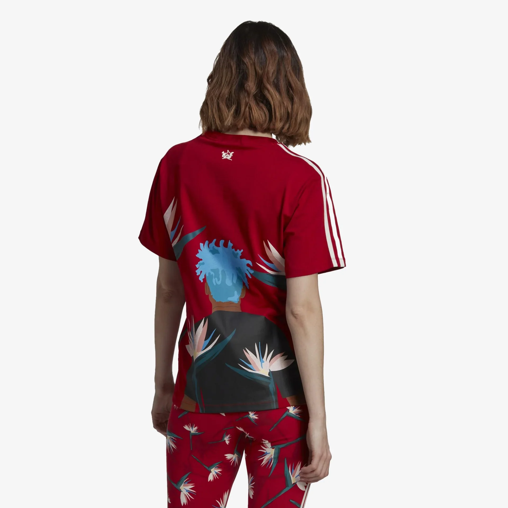 Adidas Originals | THEBE MAGUGU TEE { RED - Image 2