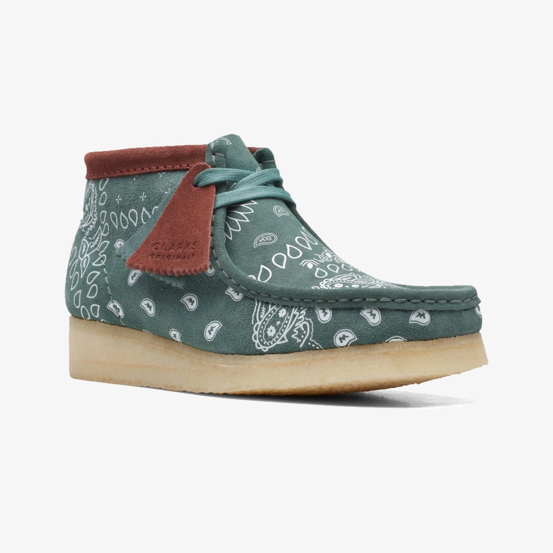 Clarks Originals | WALLABEE BOOT { GREEN - Image 2