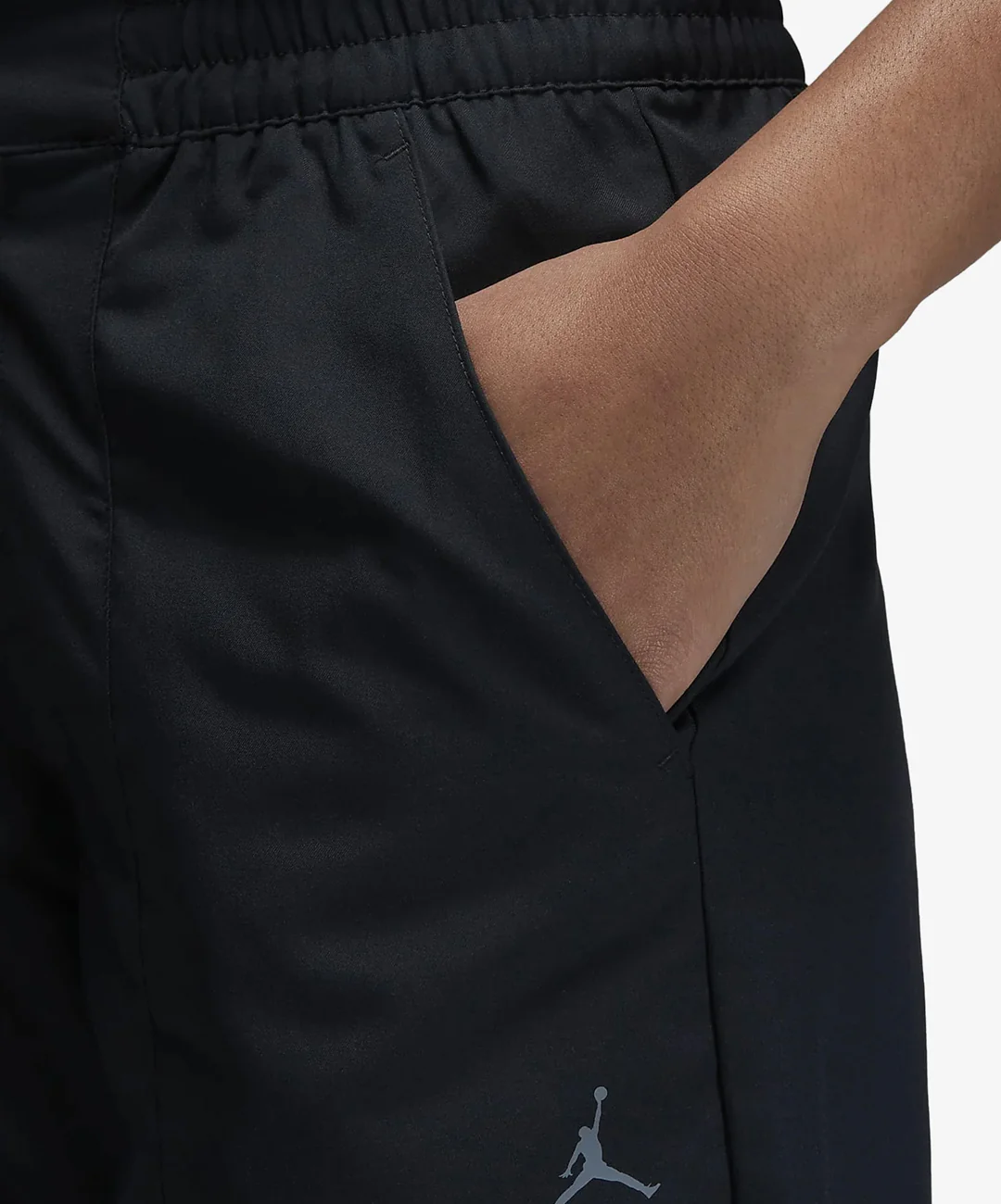 Jordan | WOVEN PANTS  { BLACK/SMOKE GREY - Image 3