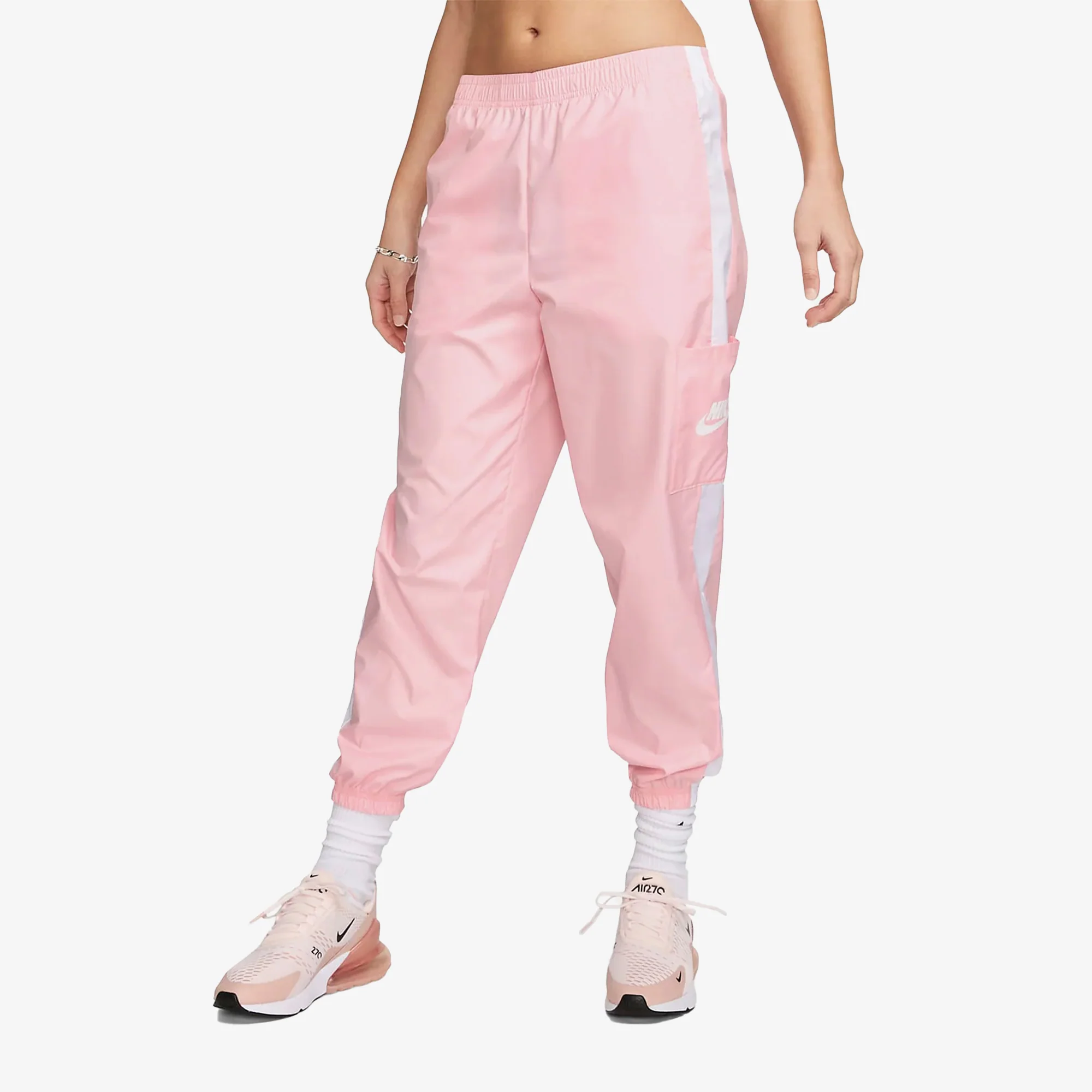 Nike | WOVEN TROUSERS JOGGERS { PINK