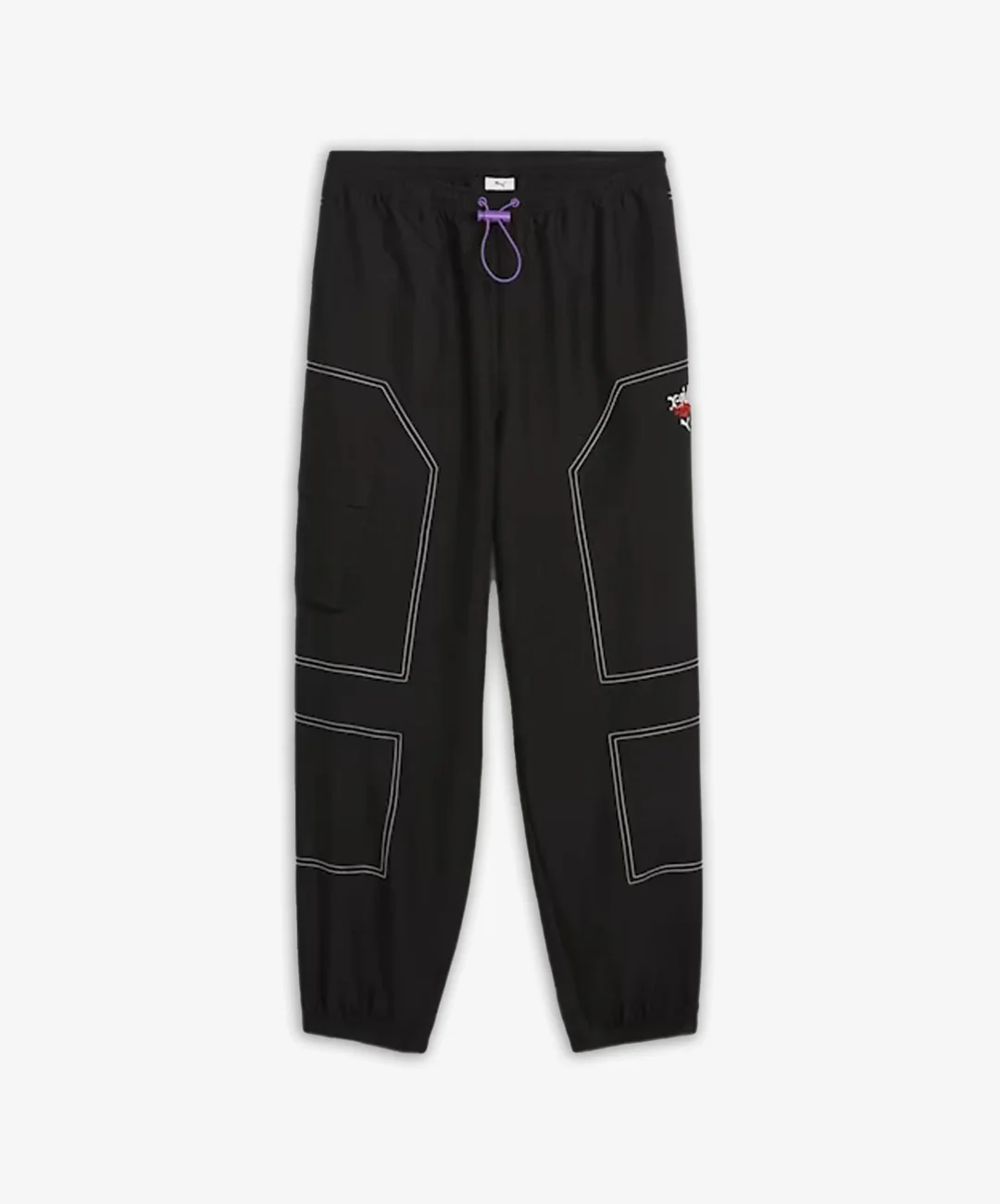 Puma | X-GIRL CARGO PANT { BLACK - Image 5