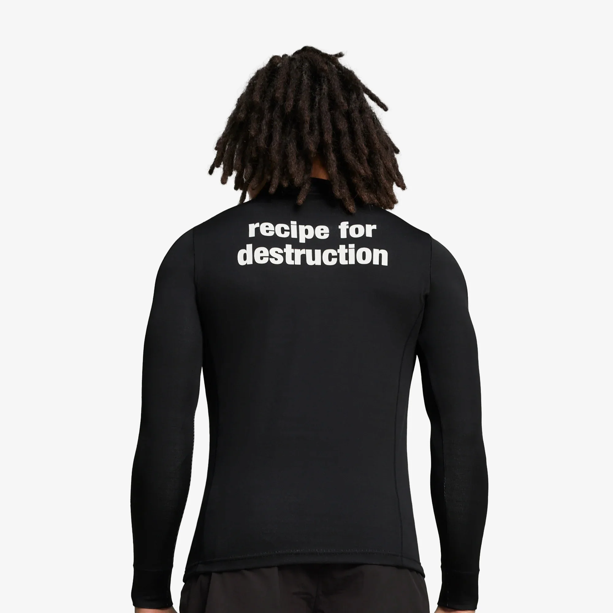 Puma | x PLEASURES BASE LAYER { BLACK/WHITE - Image 2