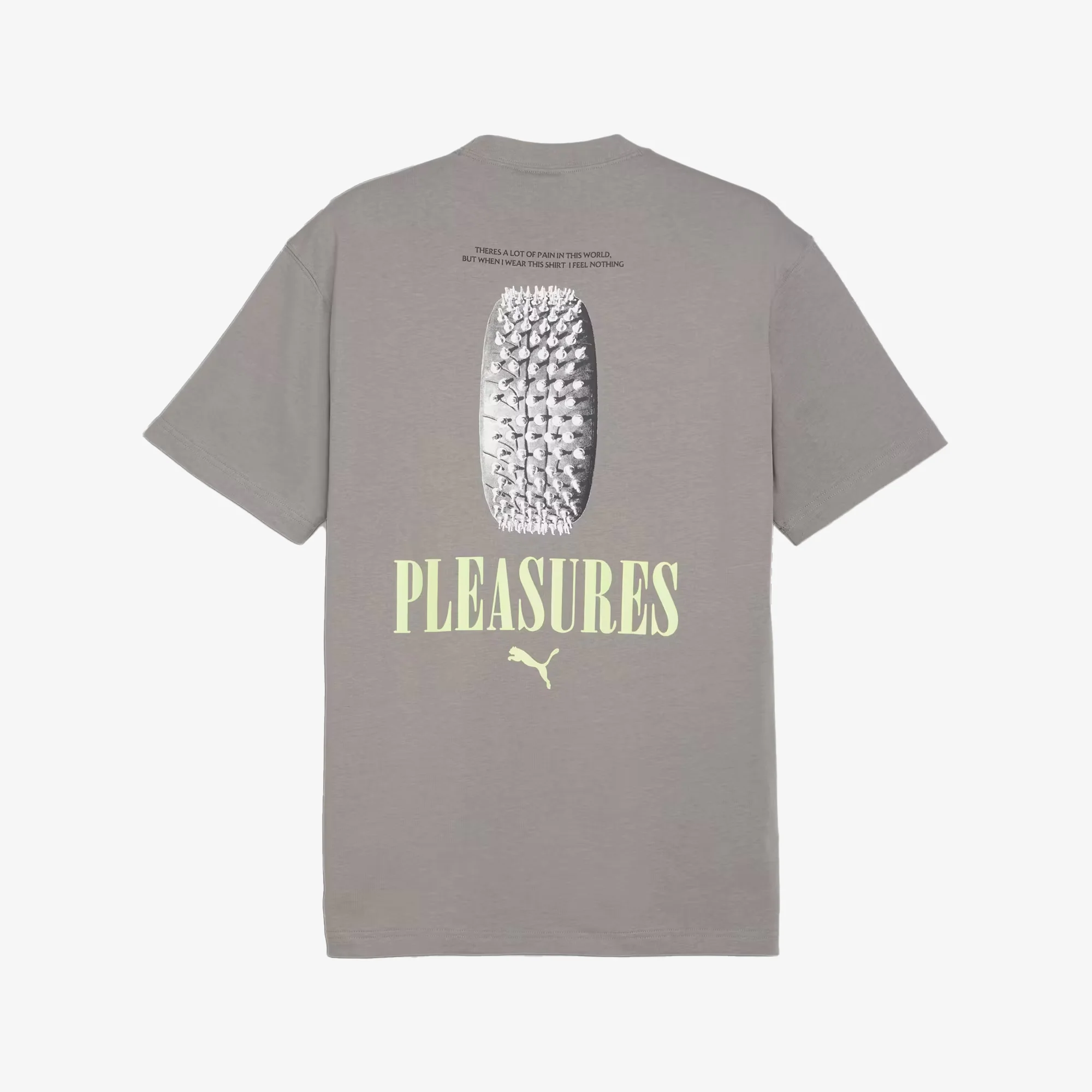 Puma | x PLEASURES GRAPHIC TEE { STORMY SLATE - Image 4