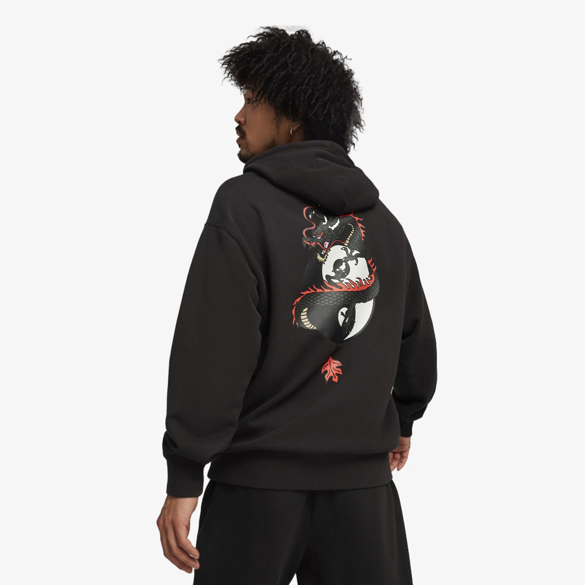 Puma | x STAPLE HODDIE  { BLACK - Image 2