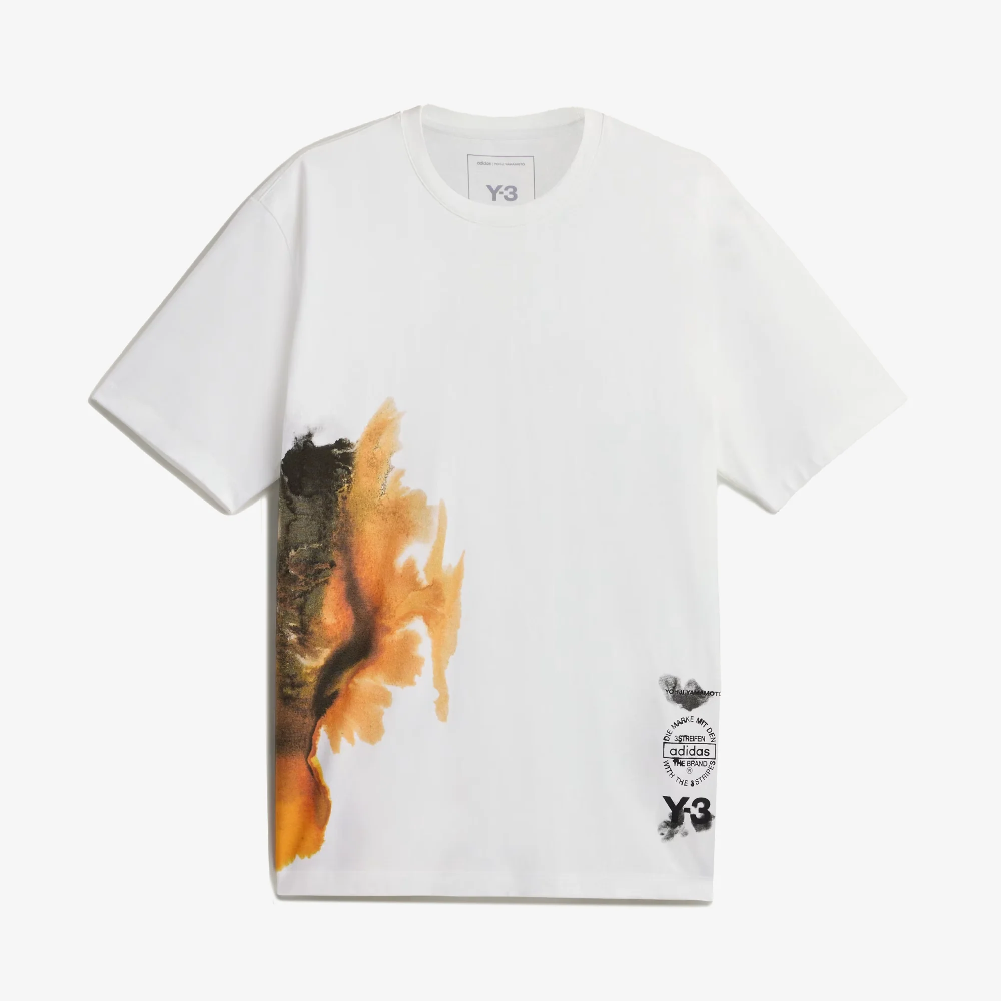 Y-3 | AOP SHORT SLEEVE TEE { CORE WHITE - Image 2
