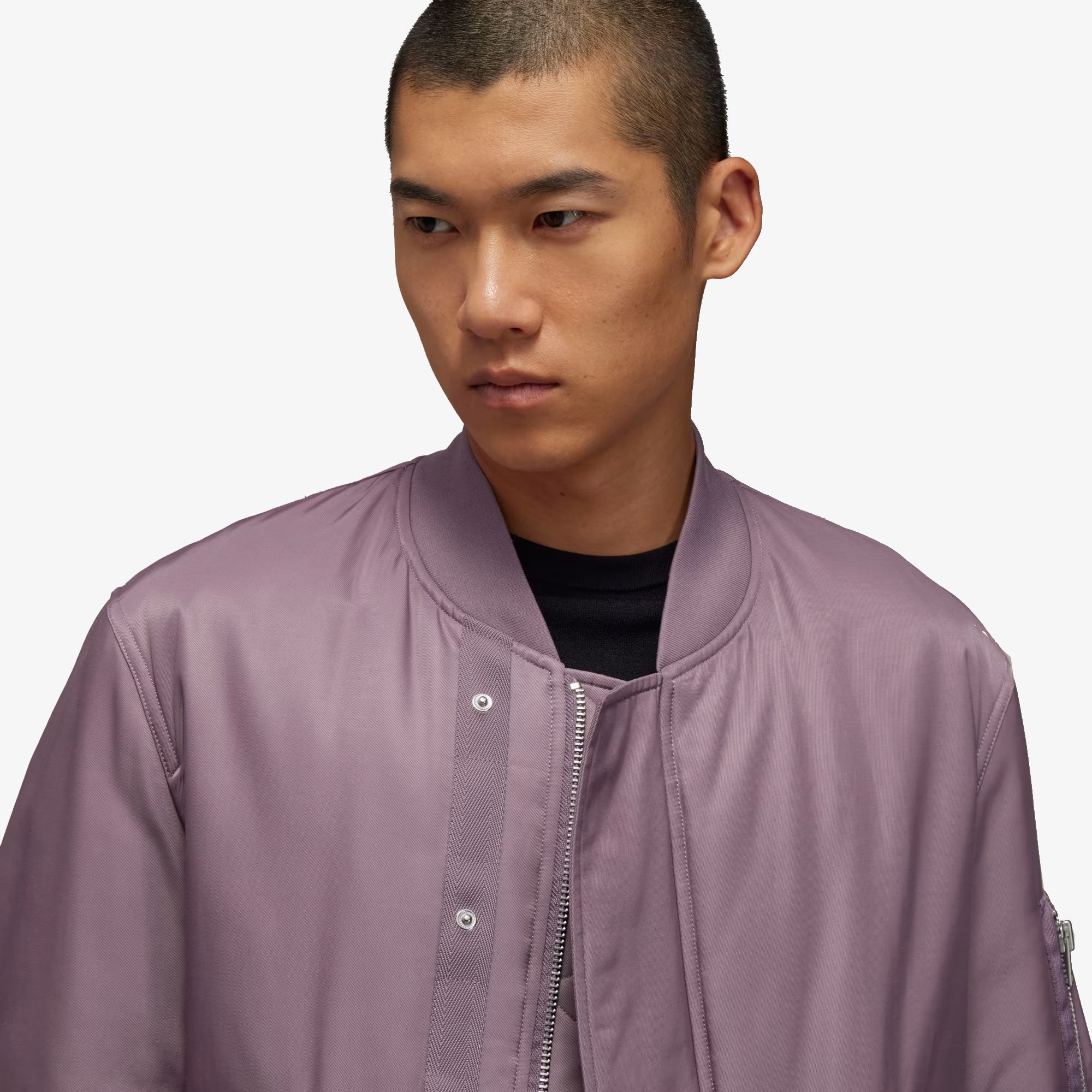 Y-3 | BOMBER JACKET { PURPLE - Image 2