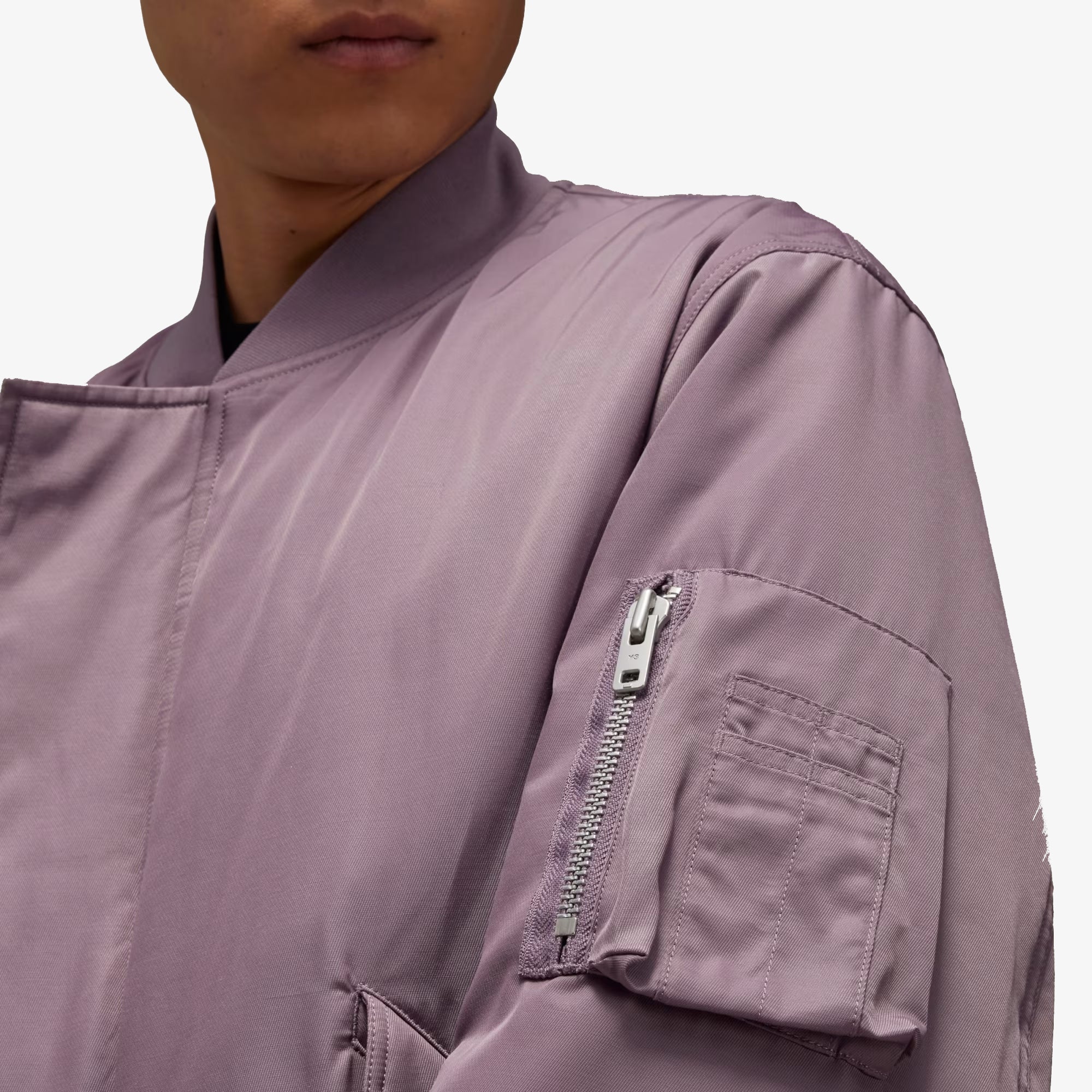 Y-3 | BOMBER JACKET { PURPLE - Image 3