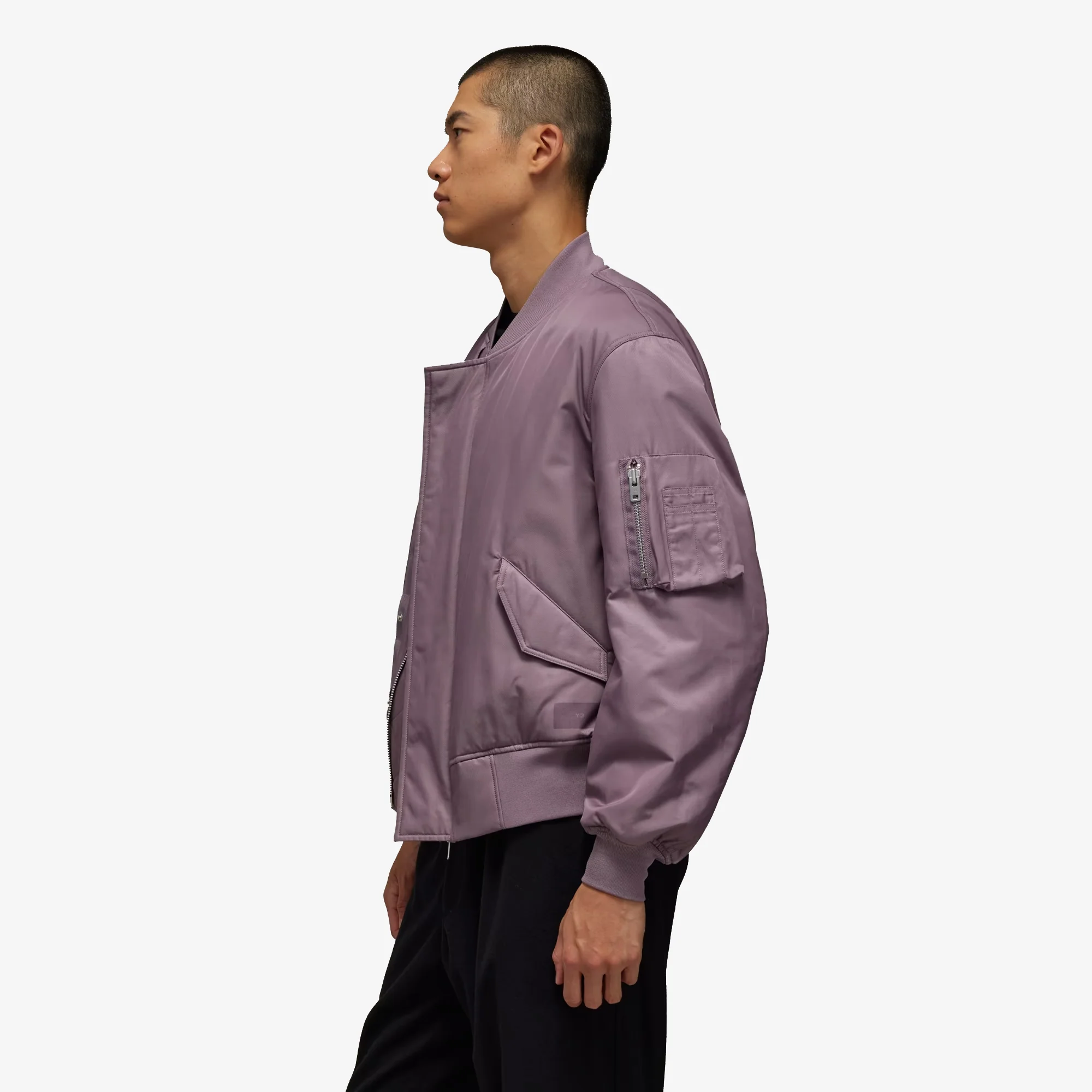 Y-3 | BOMBER JACKET { PURPLE - Image 5
