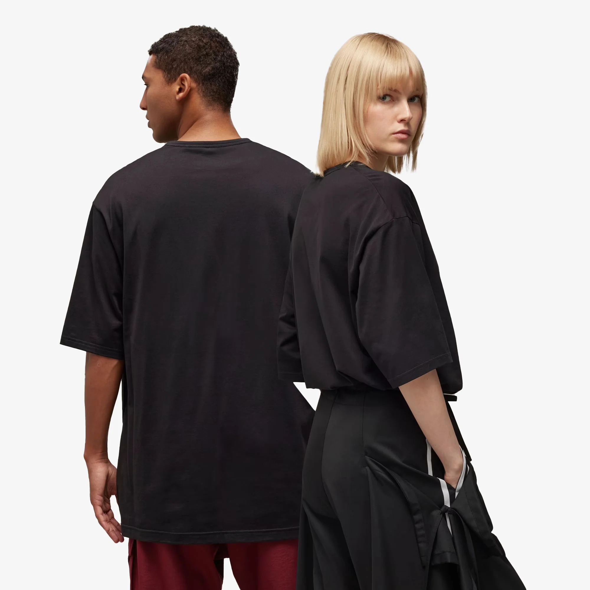 Y-3 | BOXY SHORT SLEEVE T-SHIRT { BLACK - Image 2