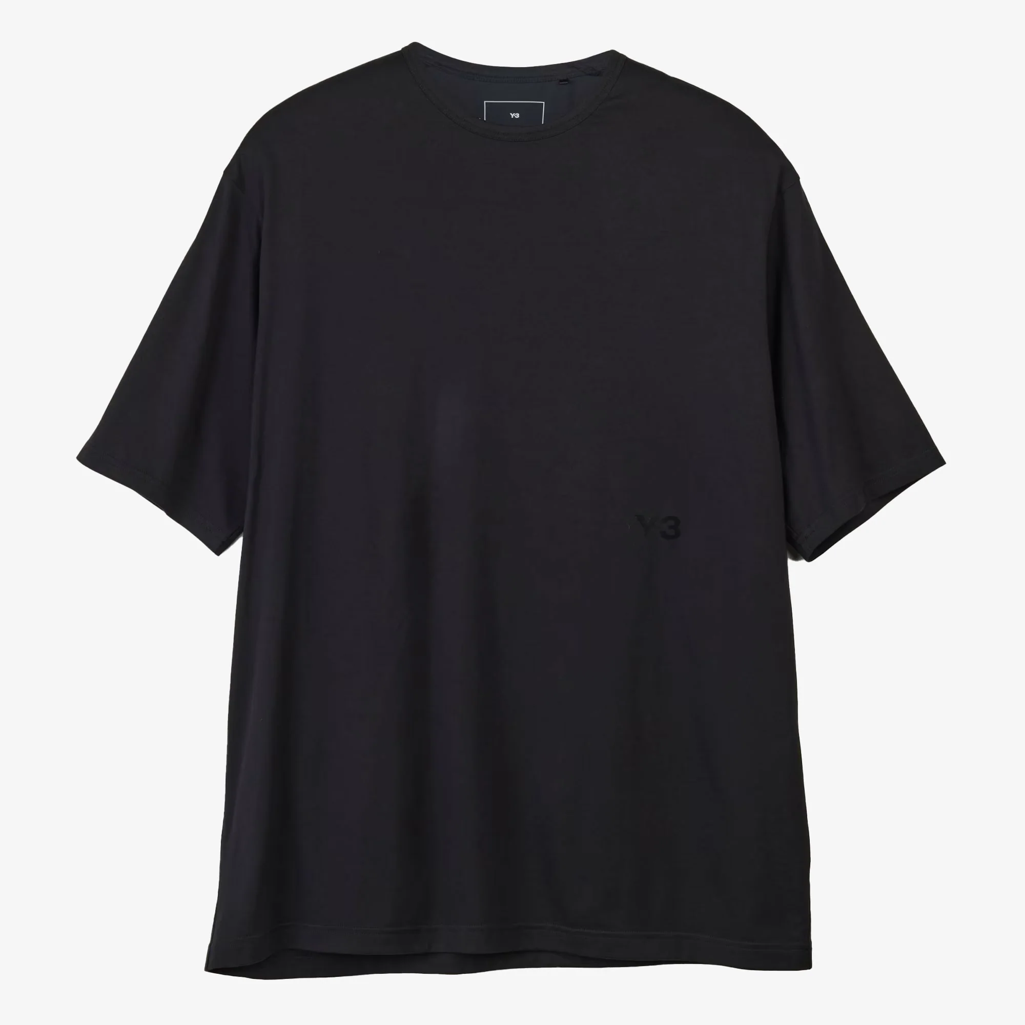 Y-3 | BOXY SHORT SLEEVE T-SHIRT { BLACK - Image 3
