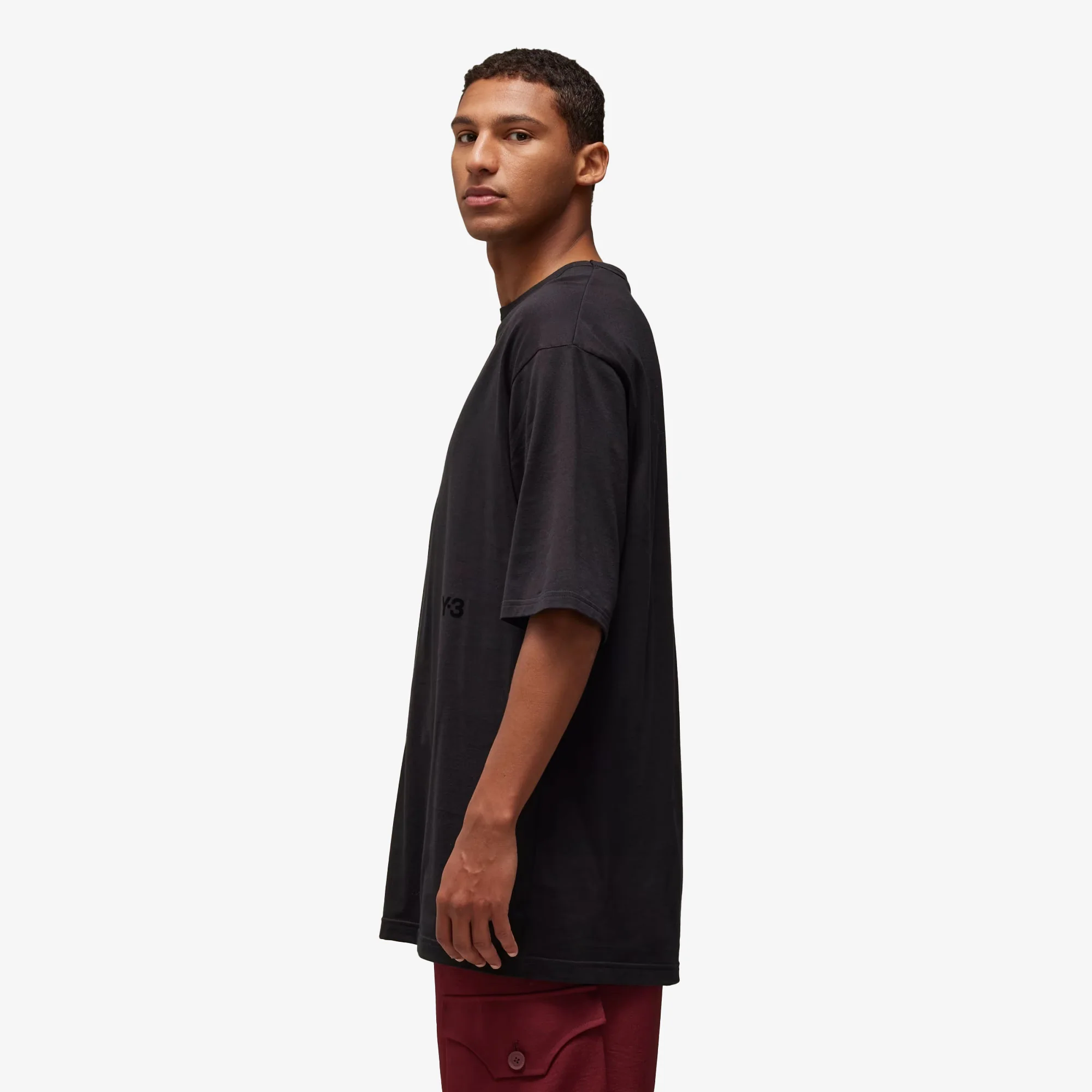 Y-3 | BOXY SHORT SLEEVE T-SHIRT { BLACK - Image 7