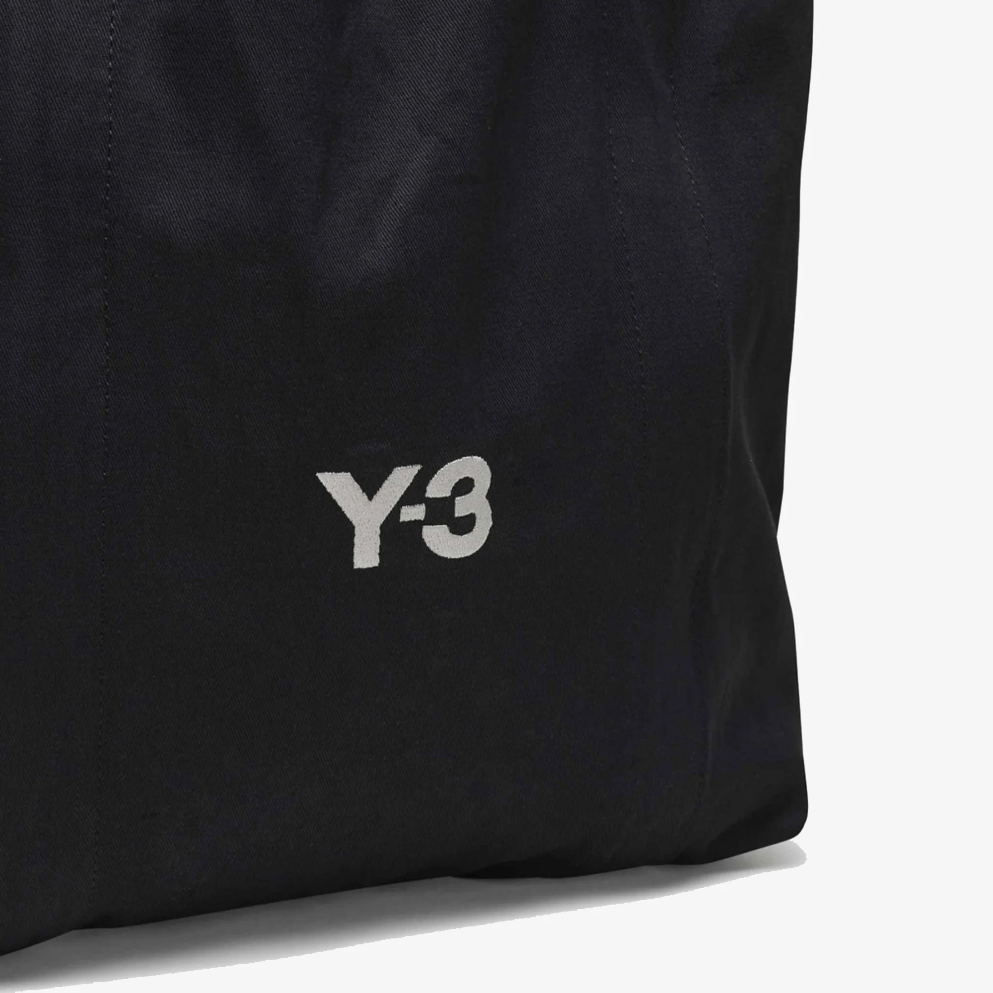 Y-3 | CANVAS TOTE { BLACK - Image 3