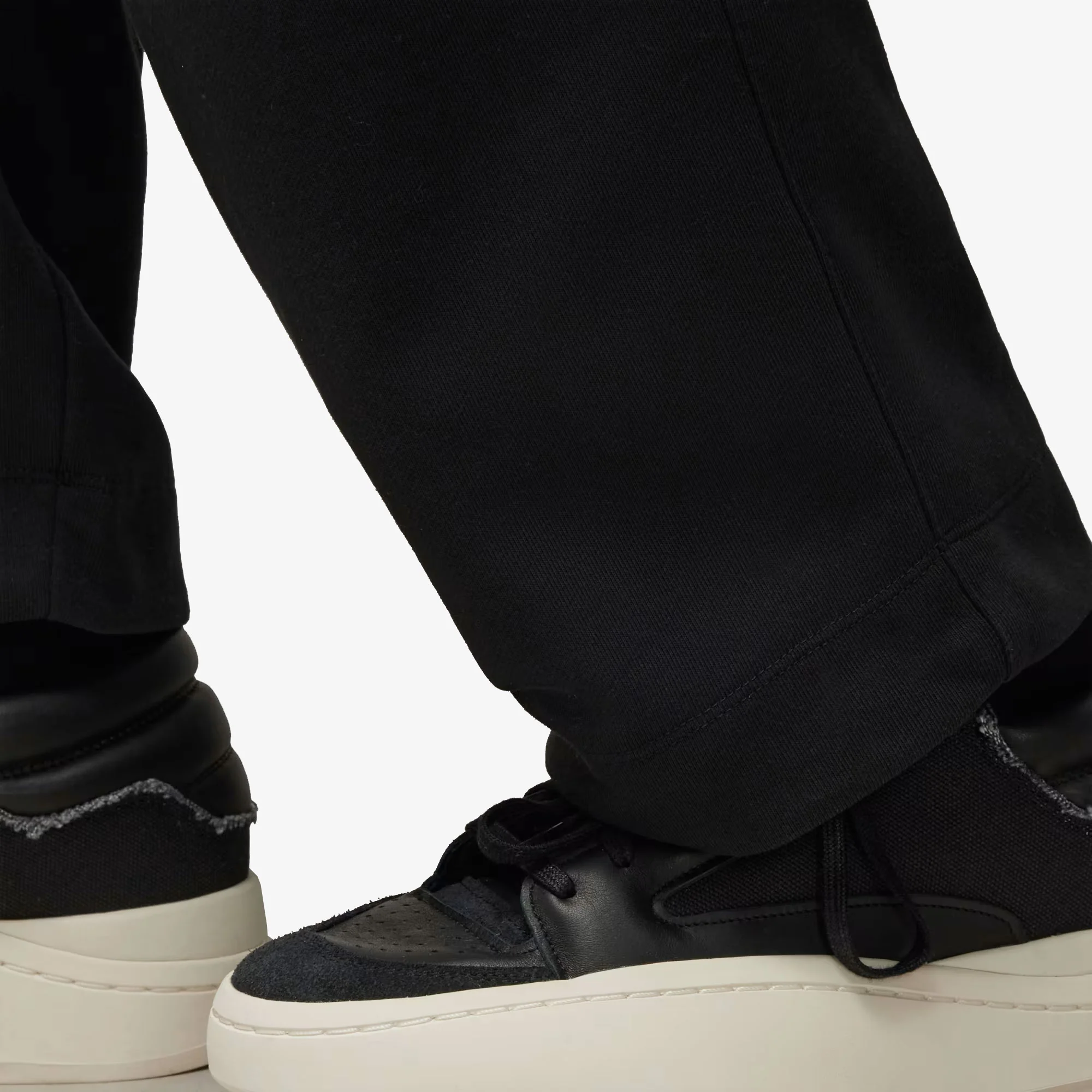Y-3 | FRENCH TERRY STRAIGHT { BLACK - Image 6