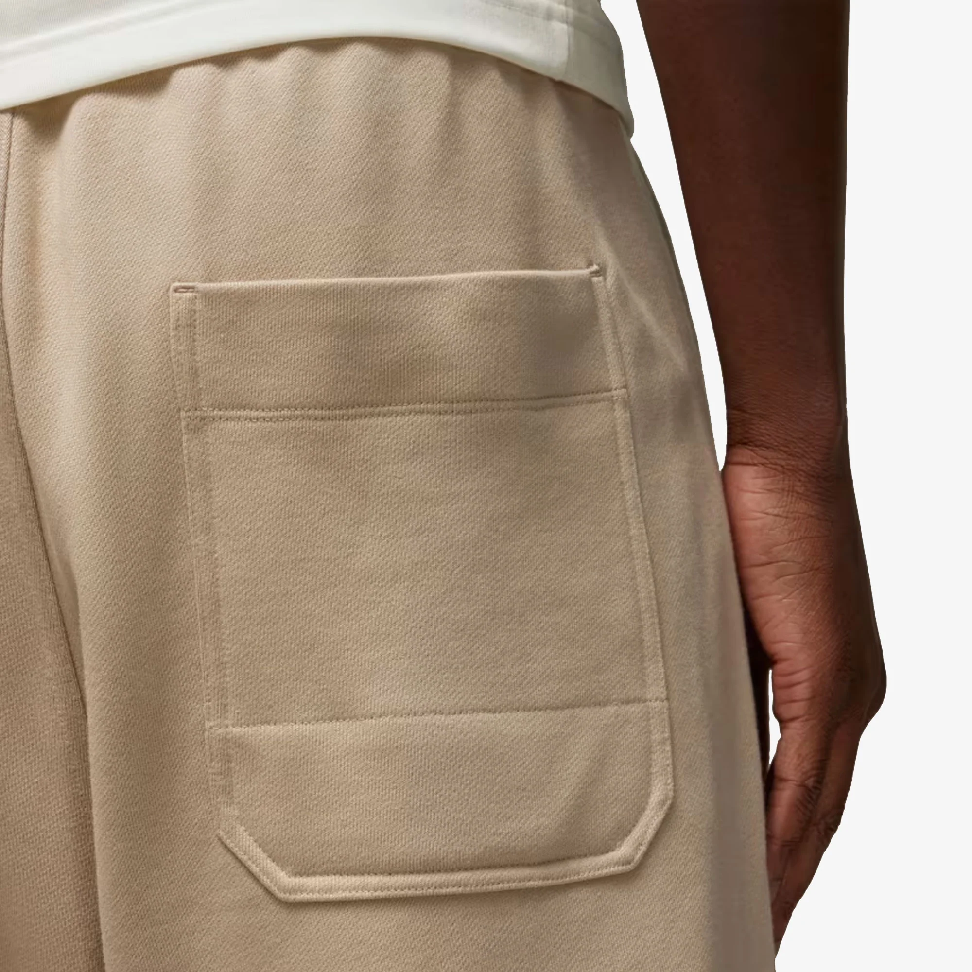 Y-3 | FRENCH TERRY STRAIGHT PANTS { CLAY BROWN - Image 7