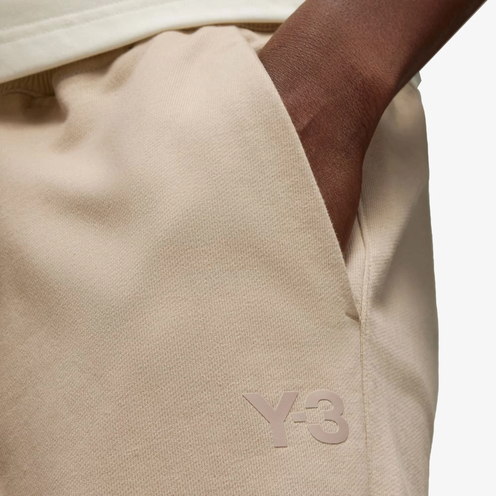 Y-3 | FRENCH TERRY STRAIGHT PANTS { CLAY BROWN - Image 8