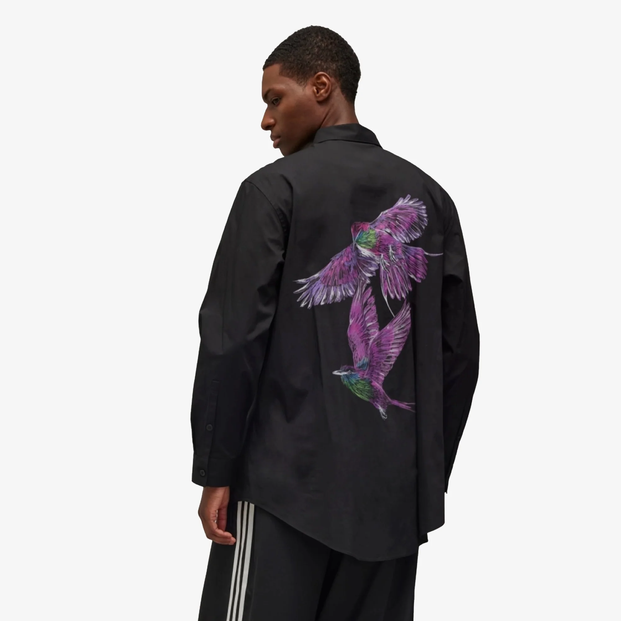 Y-3 | GRAPHIC SHIRT { BLACK - Image 2