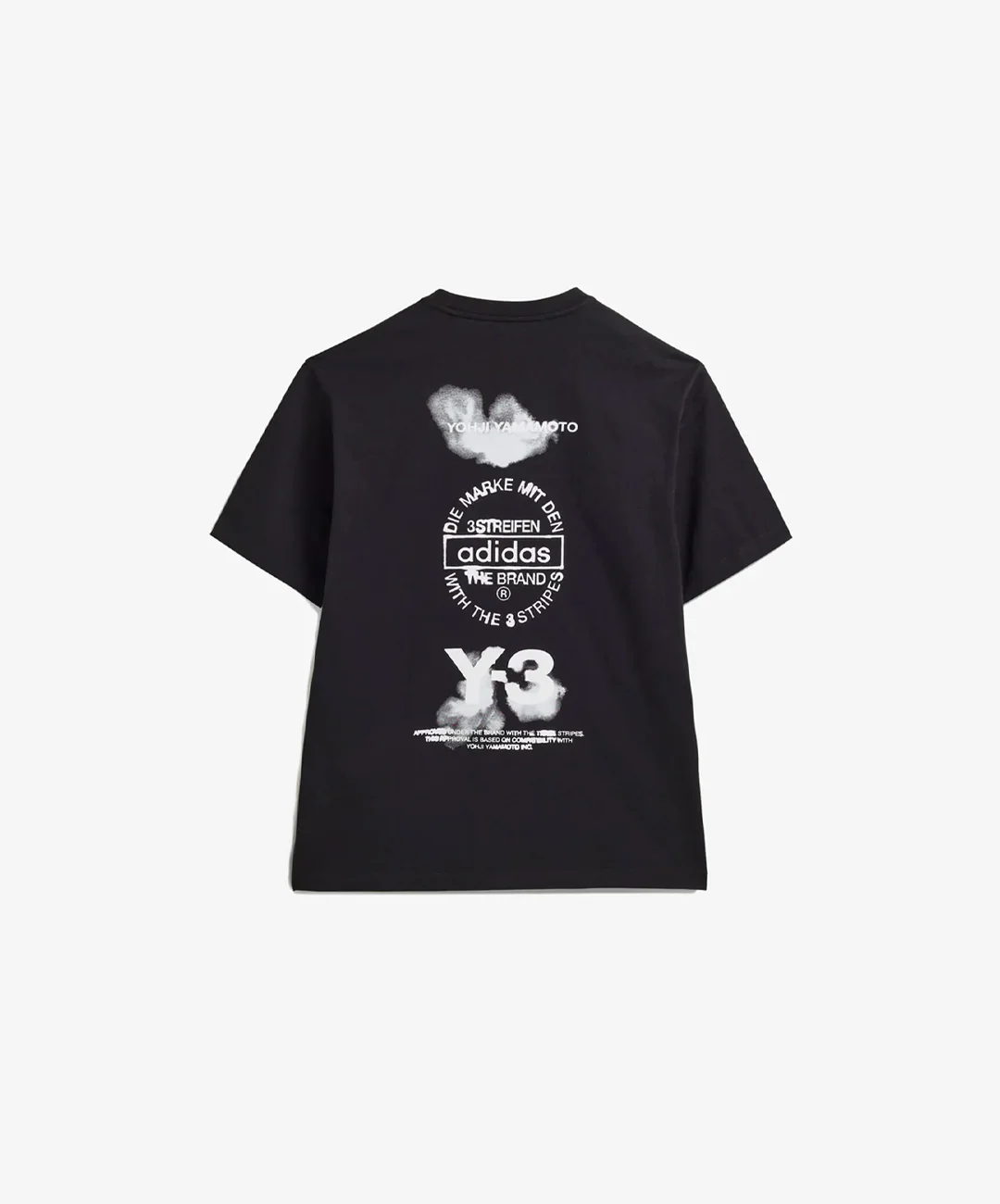 Y-3 | GRAPHIC SHORT SLEEVE TEE { BLACK - Image 5