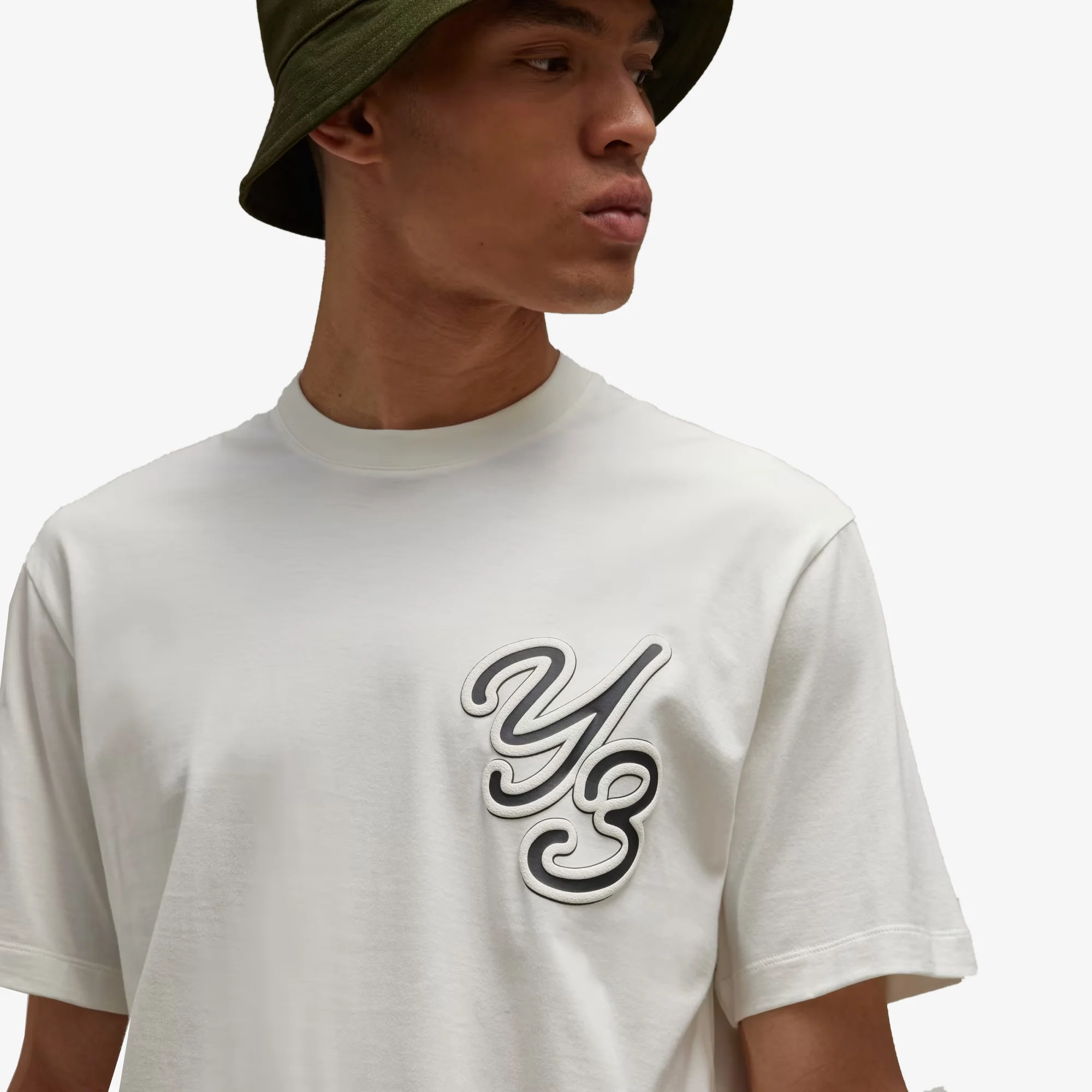 Y-3 | GRAPHIC SHORT SLEEVE TEE { WHITE - Image 5