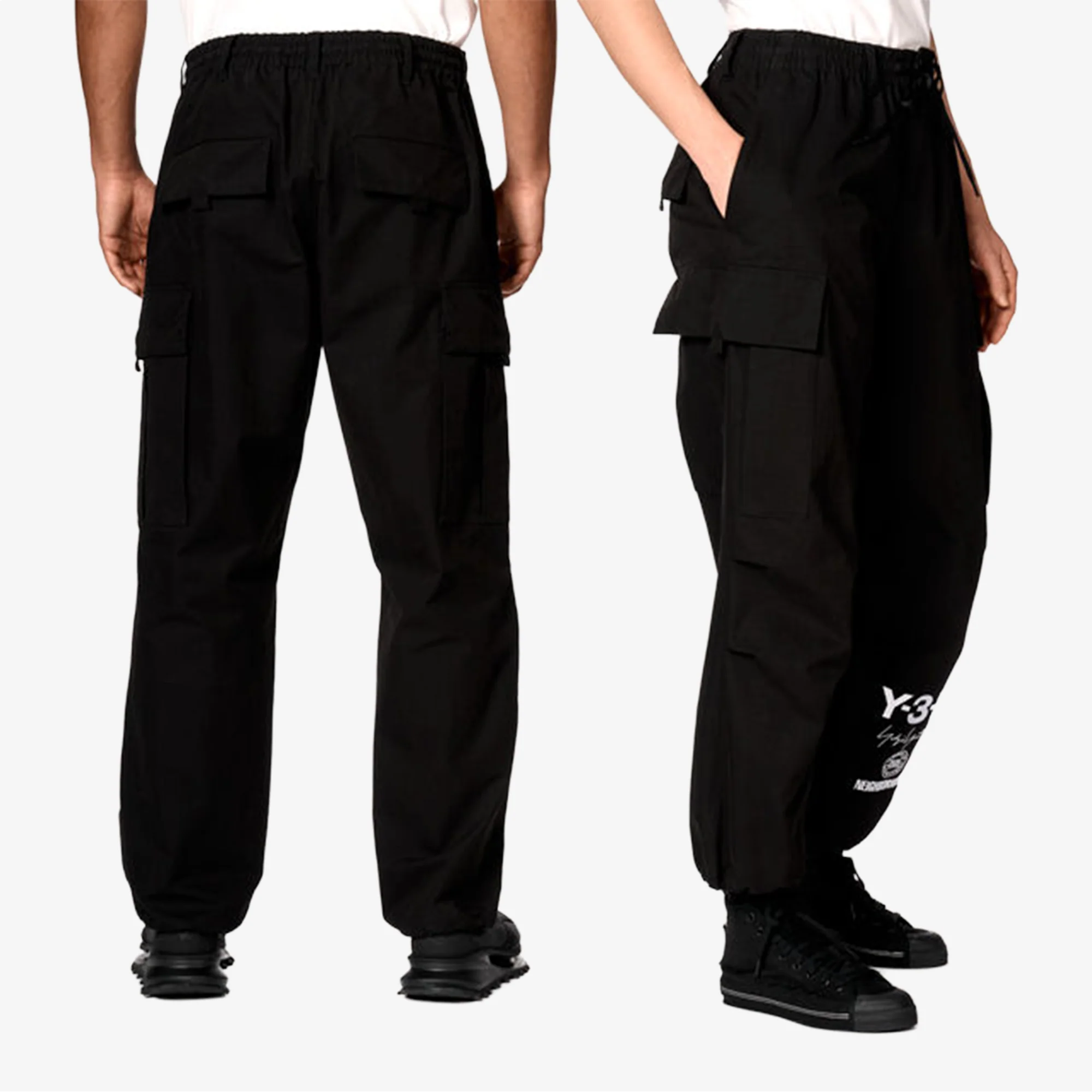 Y-3 | NBHD CARGO PANTS { BLACK - Image 6