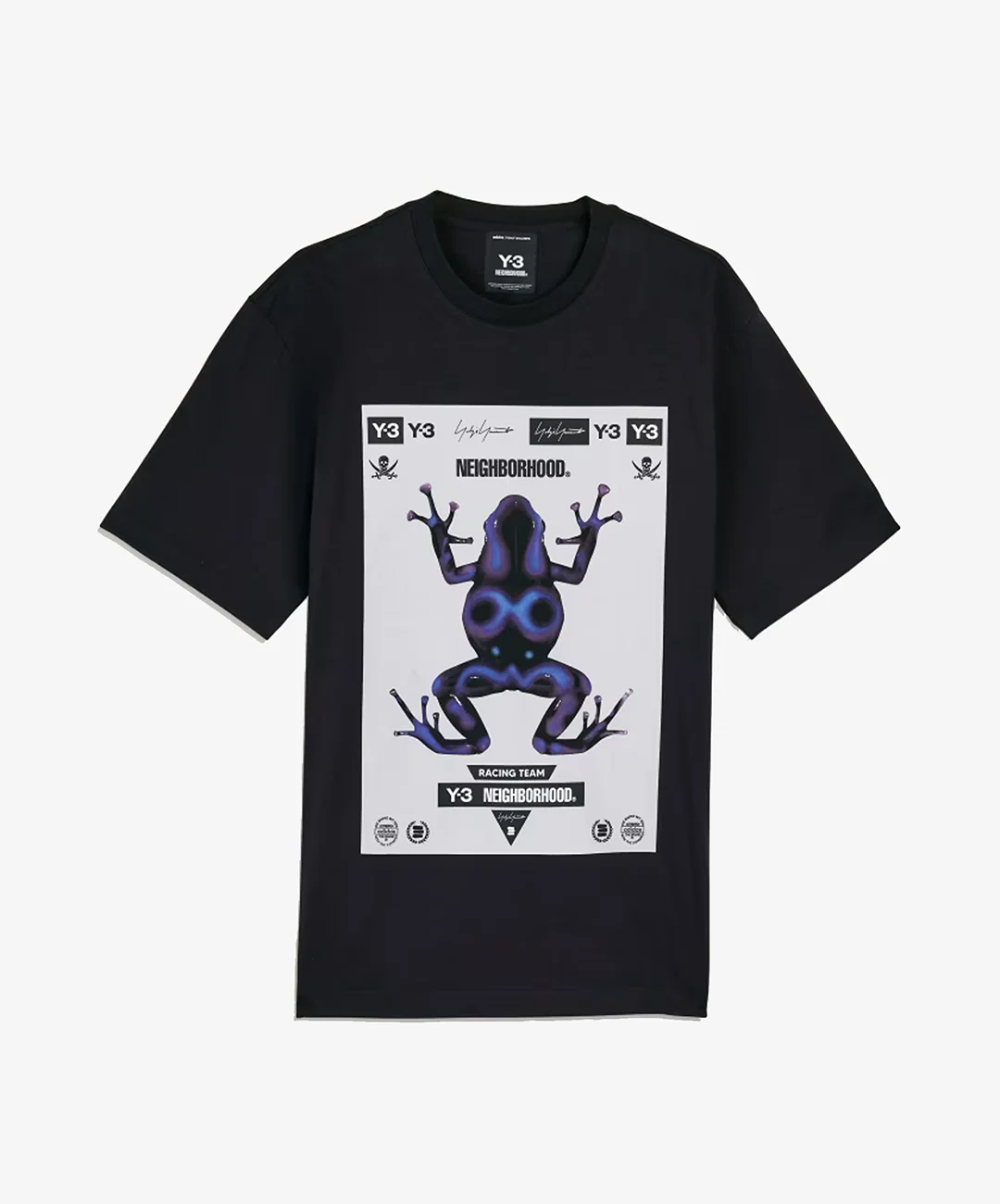 Y-3 | NBHD GRAPHIC TEE { BLACK - Image 3