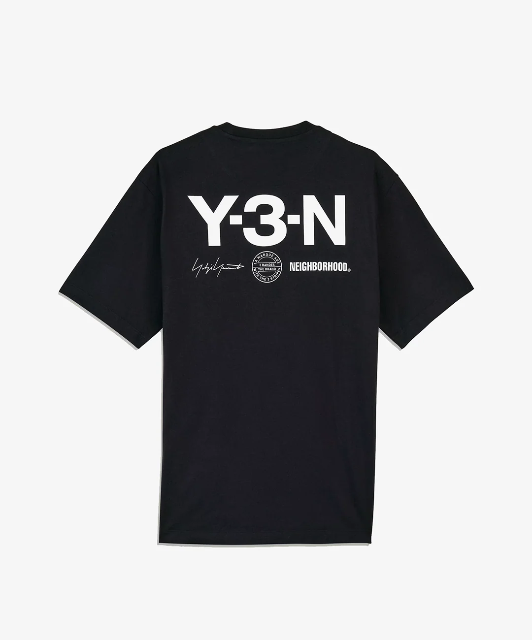Y-3 | NBHD GRAPHIC TEE { BLACK - Image 4