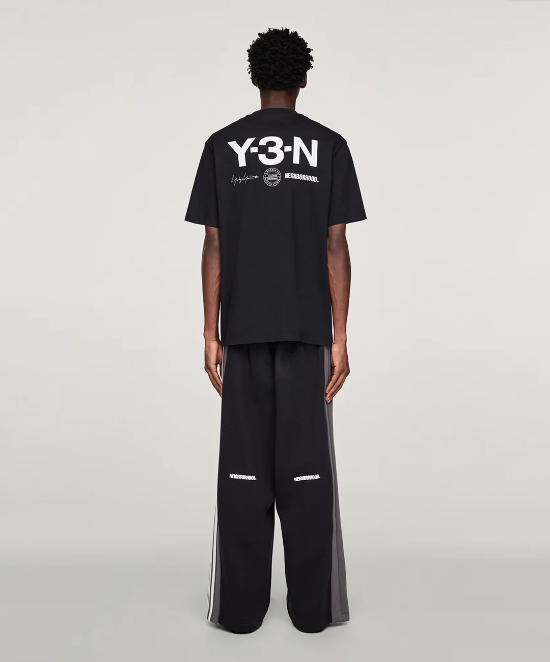 Y-3 | NBHD GRAPHIC TEE { BLACK - Image 7