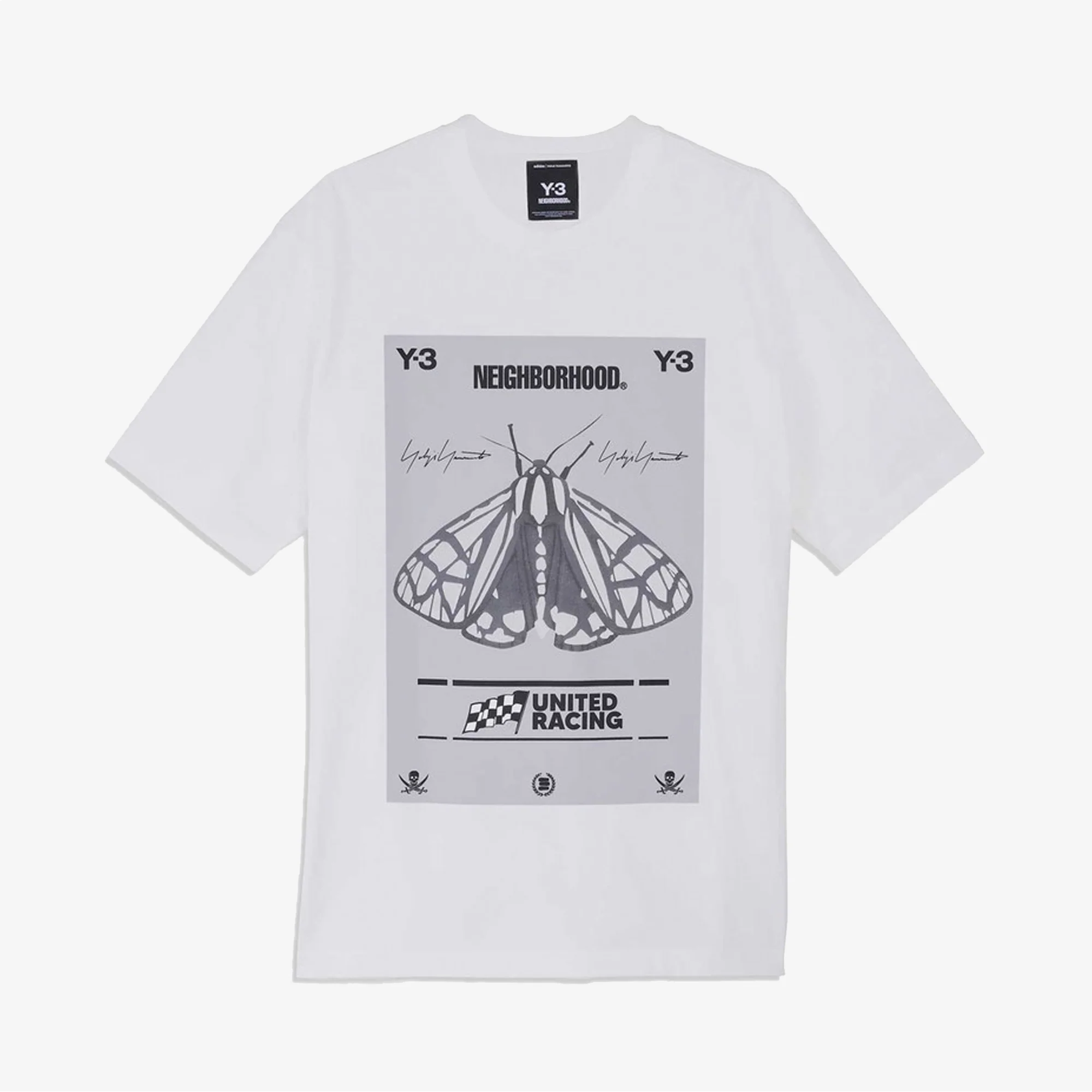 Y-3 | NBHD GRAPHIC TEE { WHITE - Image 3