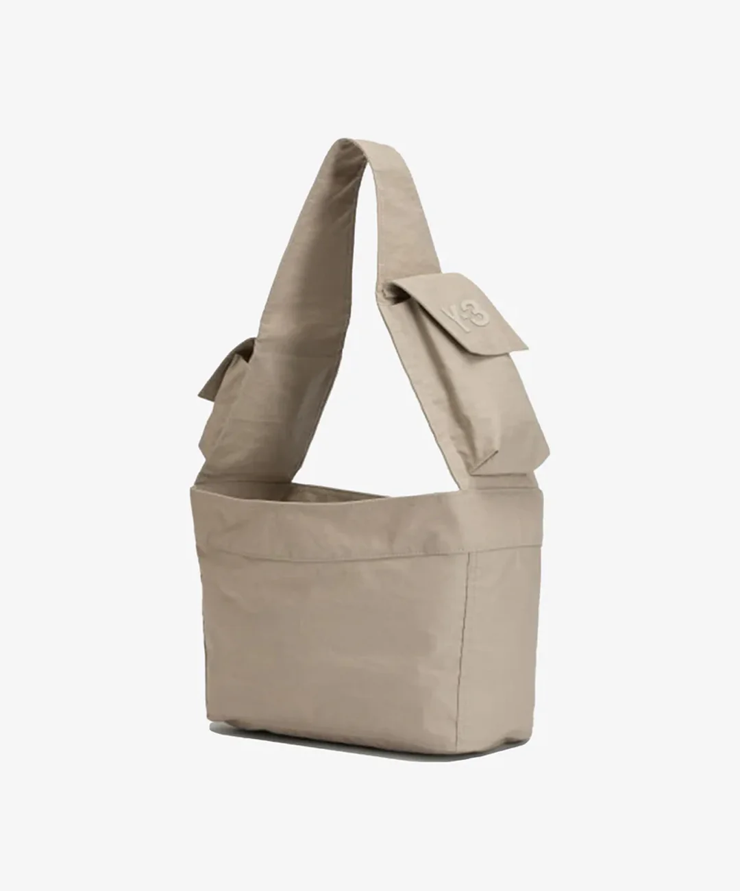 Y-3 | NEWSPAPER BAG S { LIGHT BROWN - Image 2