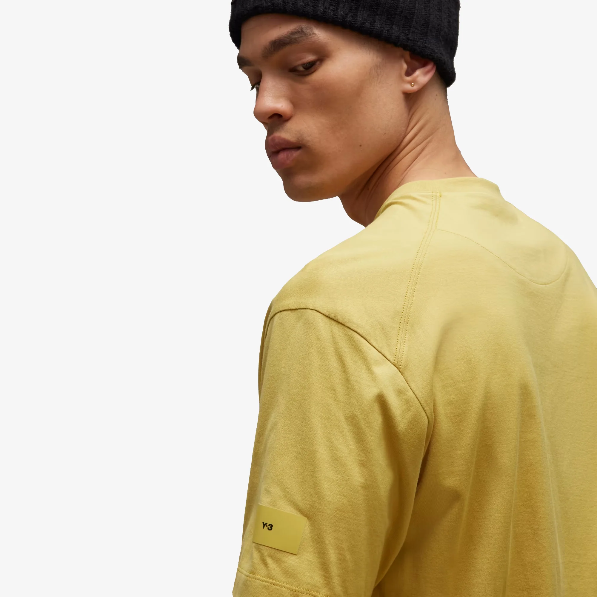 Y-3 | RELAXED SHORT SLEEVE TEE { BLANCH YELLOW - Image 3