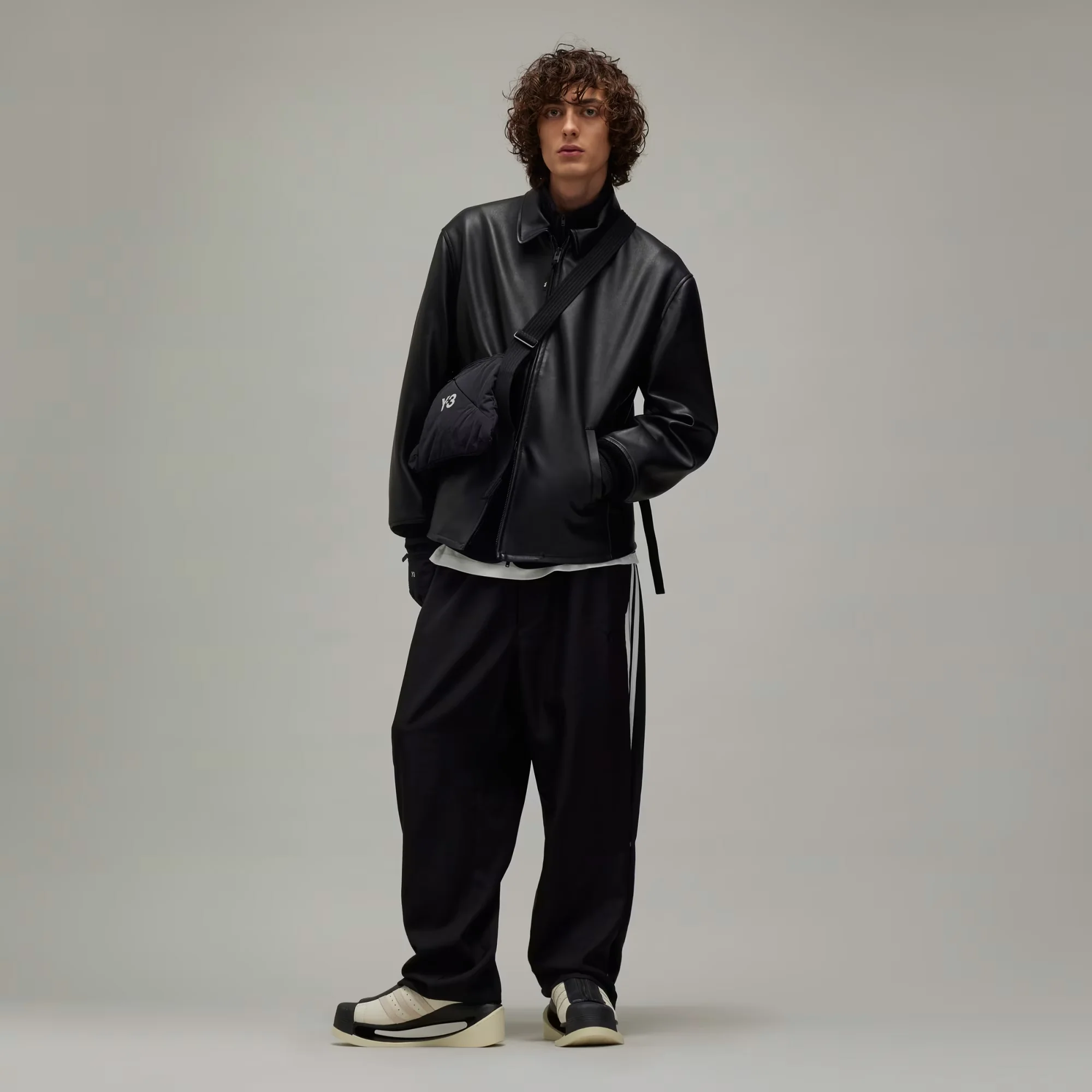 Y-3 | Y-3 SPORT UNIFORM 3-STRIPES PANTS {BLACK - Image 7