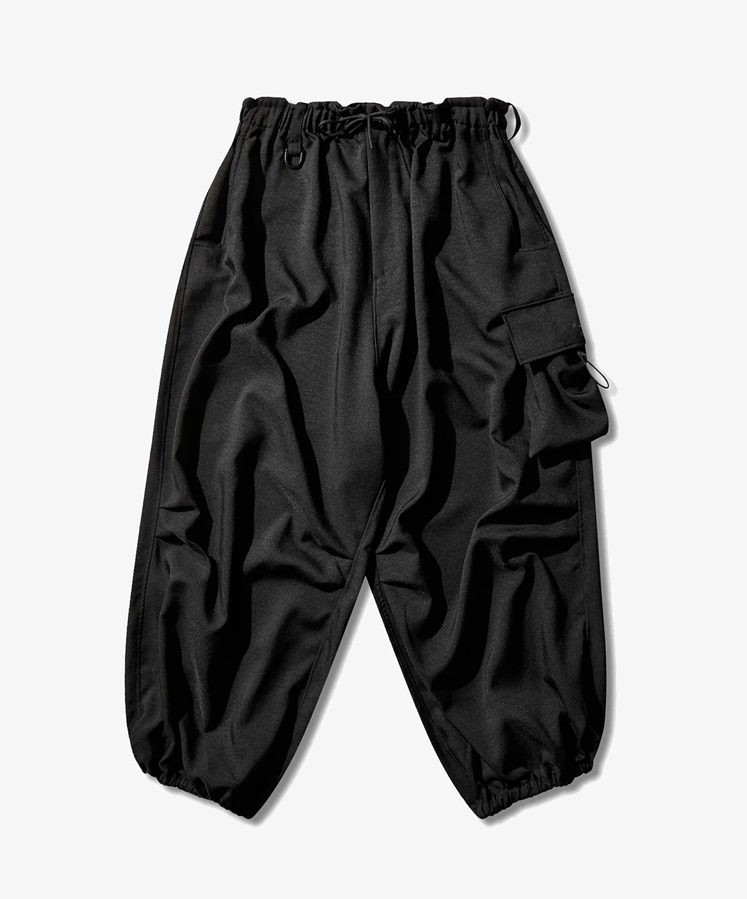 Y-3 | SPORT UNIFORM WIDE CARGO PANTS { BLACK - Image 2