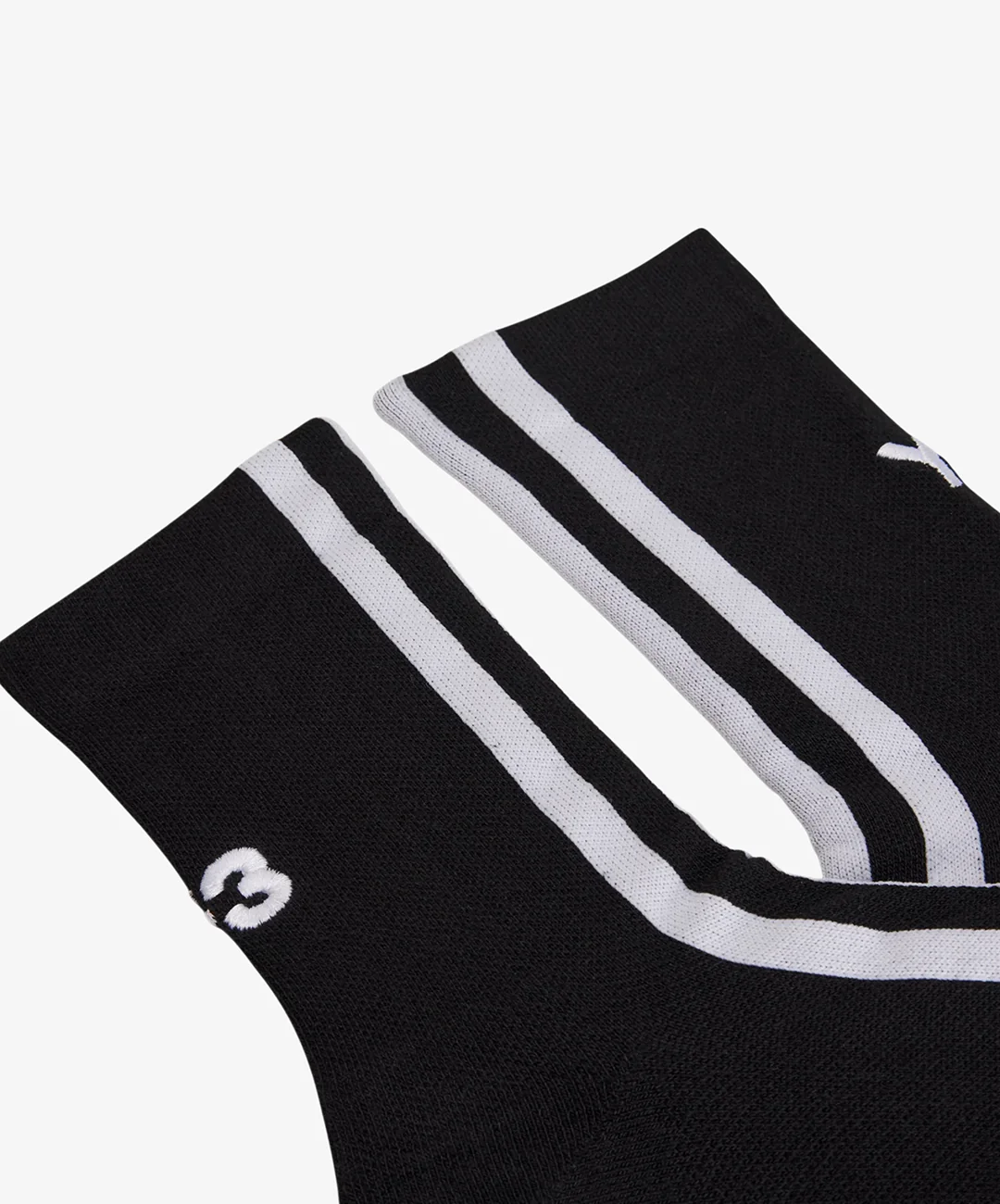 Y-3 | STRIPES SOCKS {BLACK - Image 4