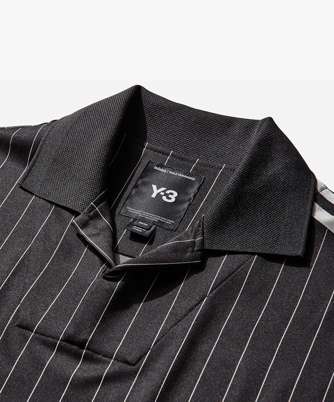 Y-3 | Y-3 ZINEDINE ZIDANE SOCCER LONG SLEEVE JERSEY { BLACK - Image 3