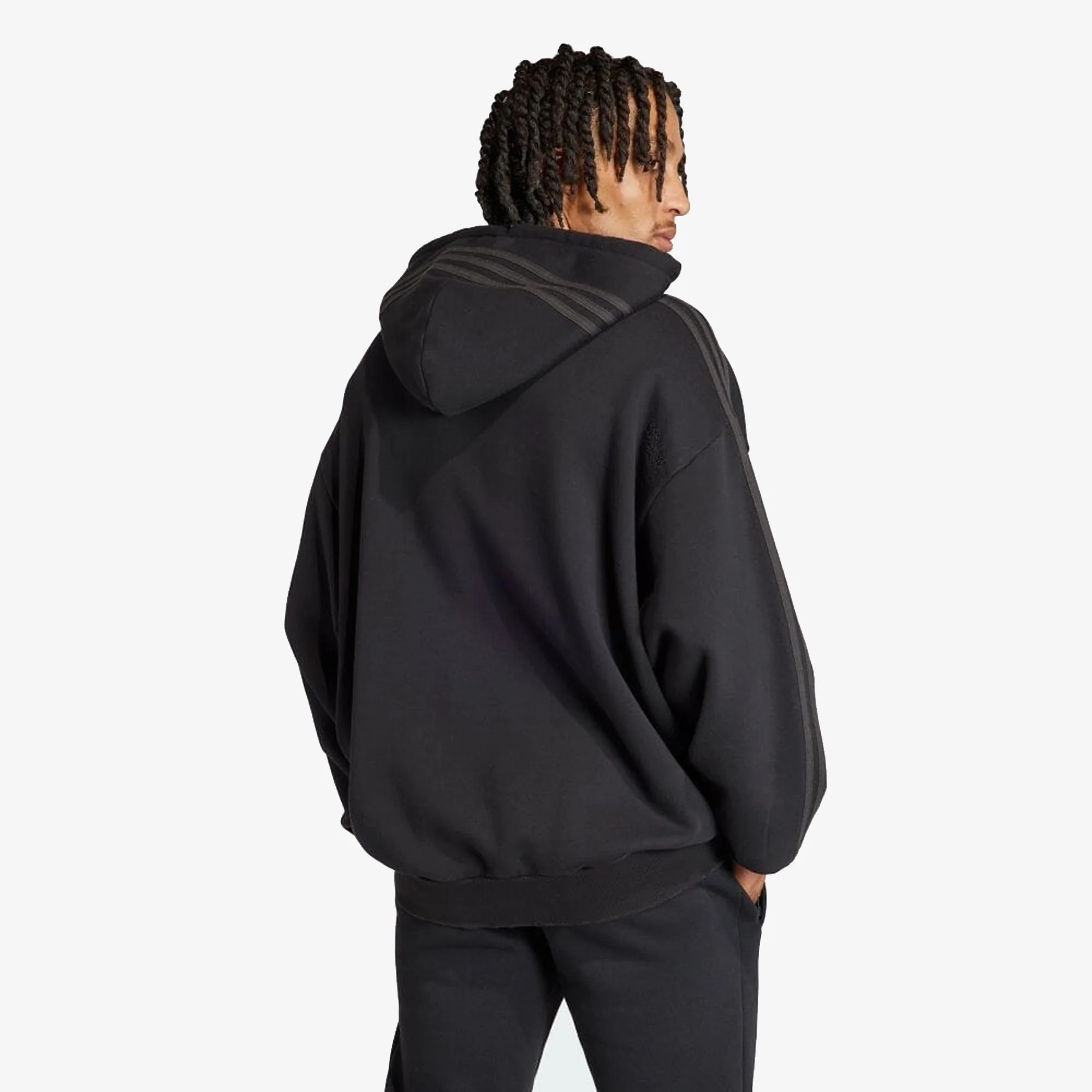 Adidas Originals | YOUTH OF PARIS HOODIE { CARBON - Image 2