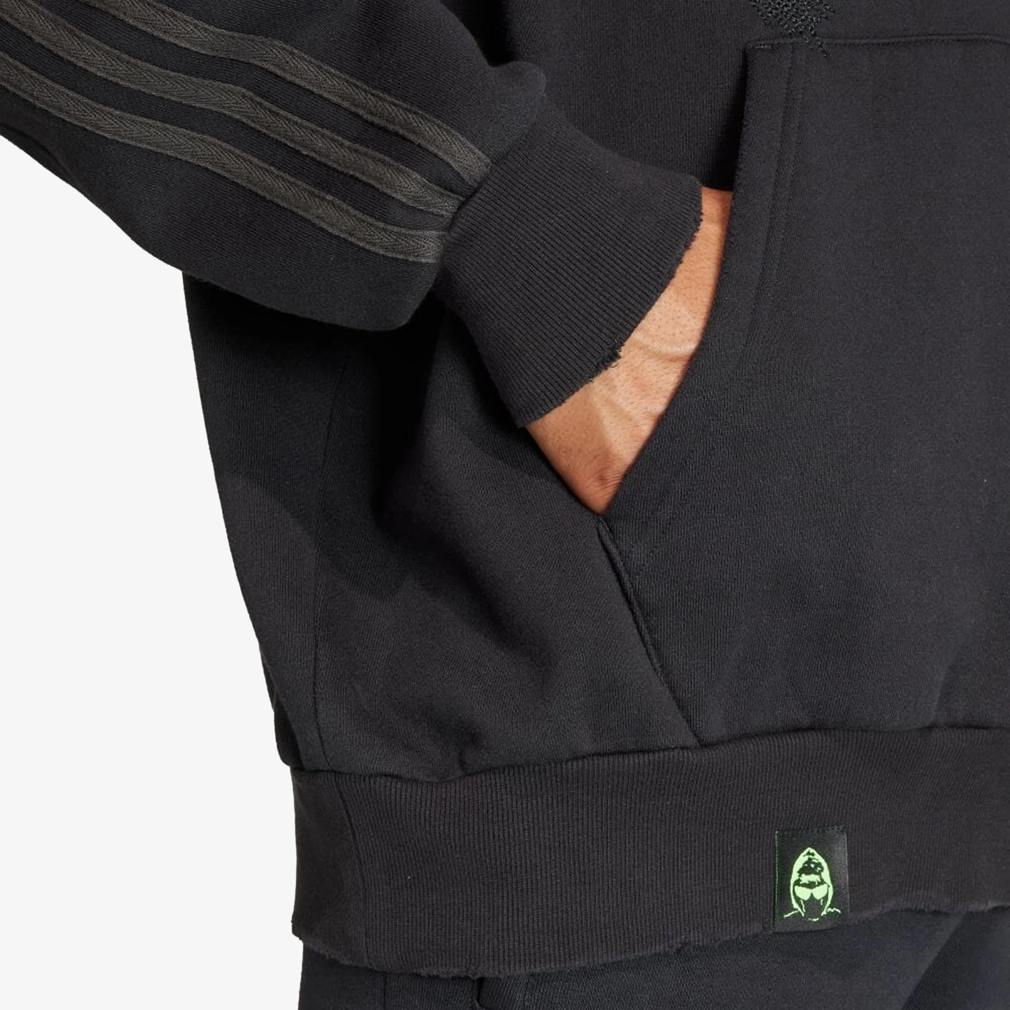 Adidas Originals | YOUTH OF PARIS HOODIE { CARBON - Image 4