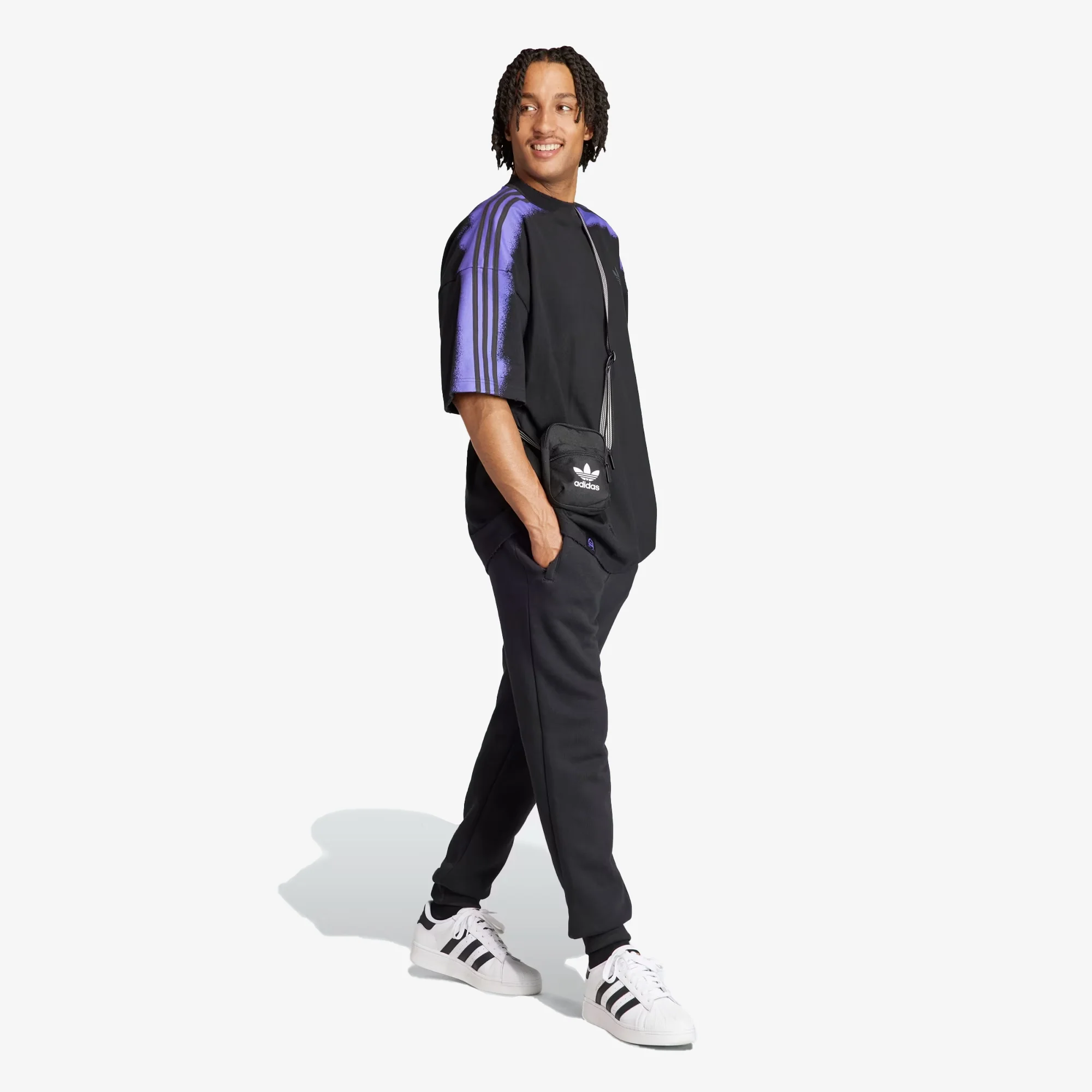 Adidas Originals | YOUTH OF PARIS TEE { CARBON - Image 6