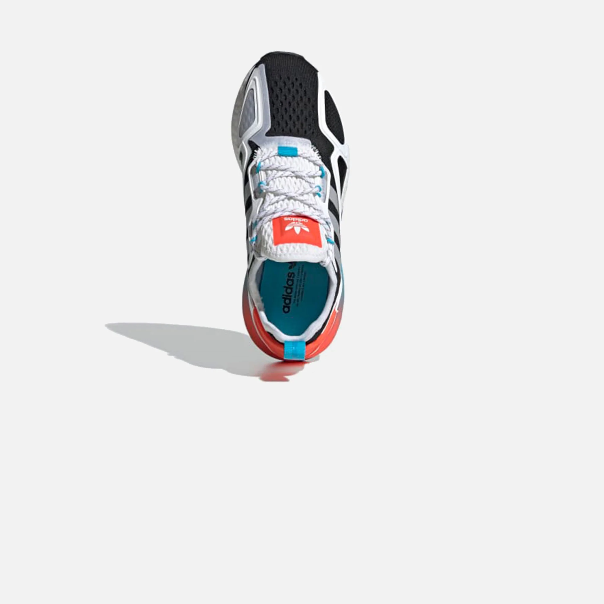 Adidas Originals | ZX 2K BOOST CYAN/GREY/BLACK W - Image 4